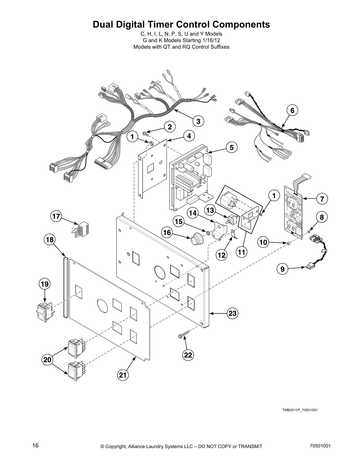 Dual Digital Timer Control Components