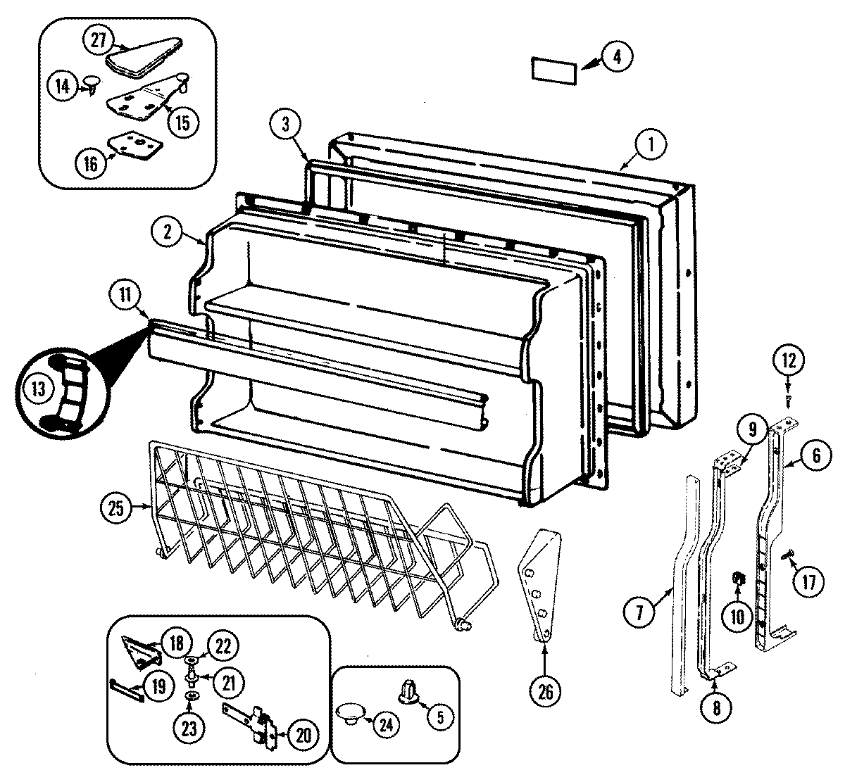 02 - FREEZER DOOR