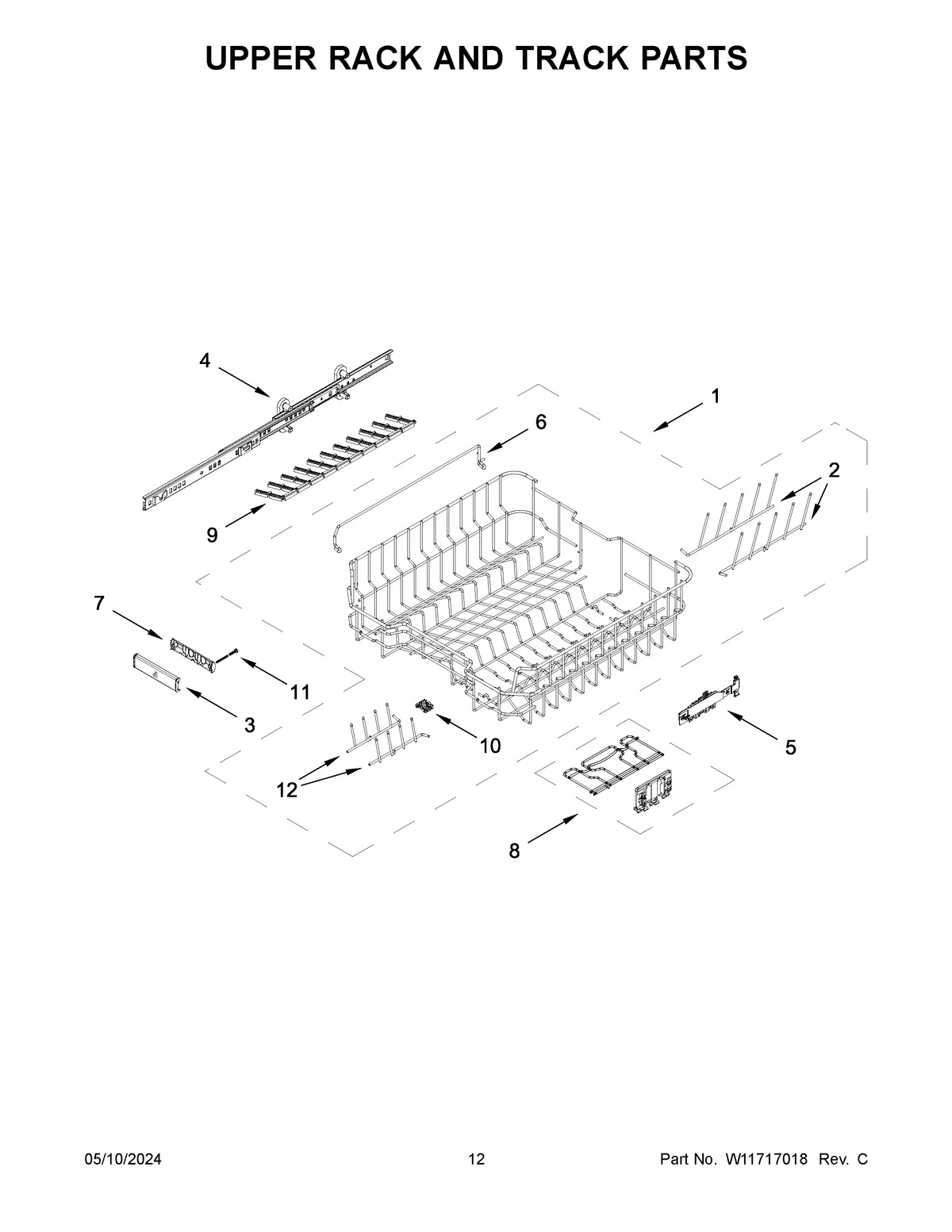 07 - UPPER RACK AND TRACK PARTS