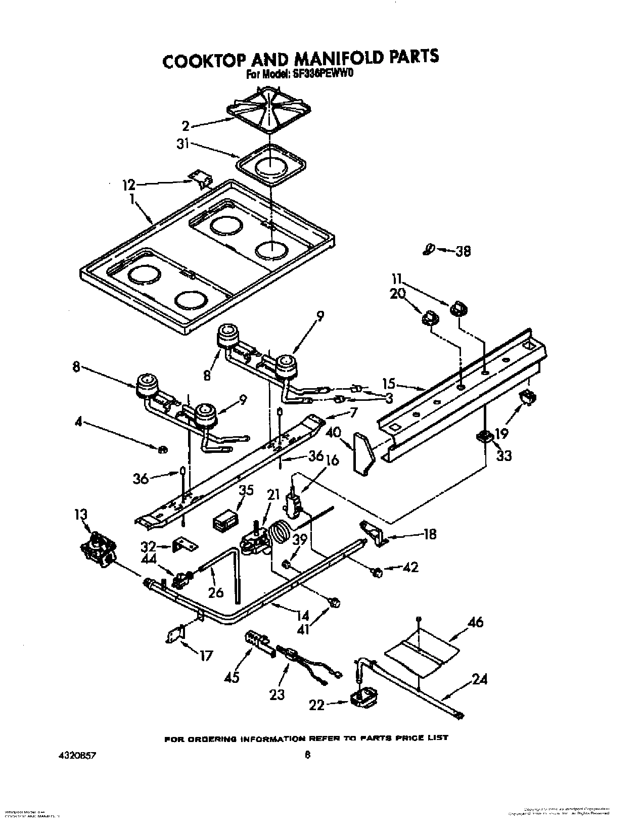 06 - COOKTOP AND MANIFOLD, LIT/OPTIONAL