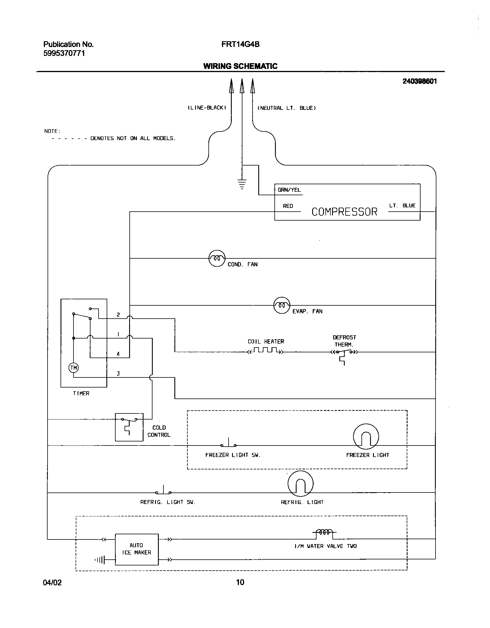 10 - WIRING SCHEMATIC