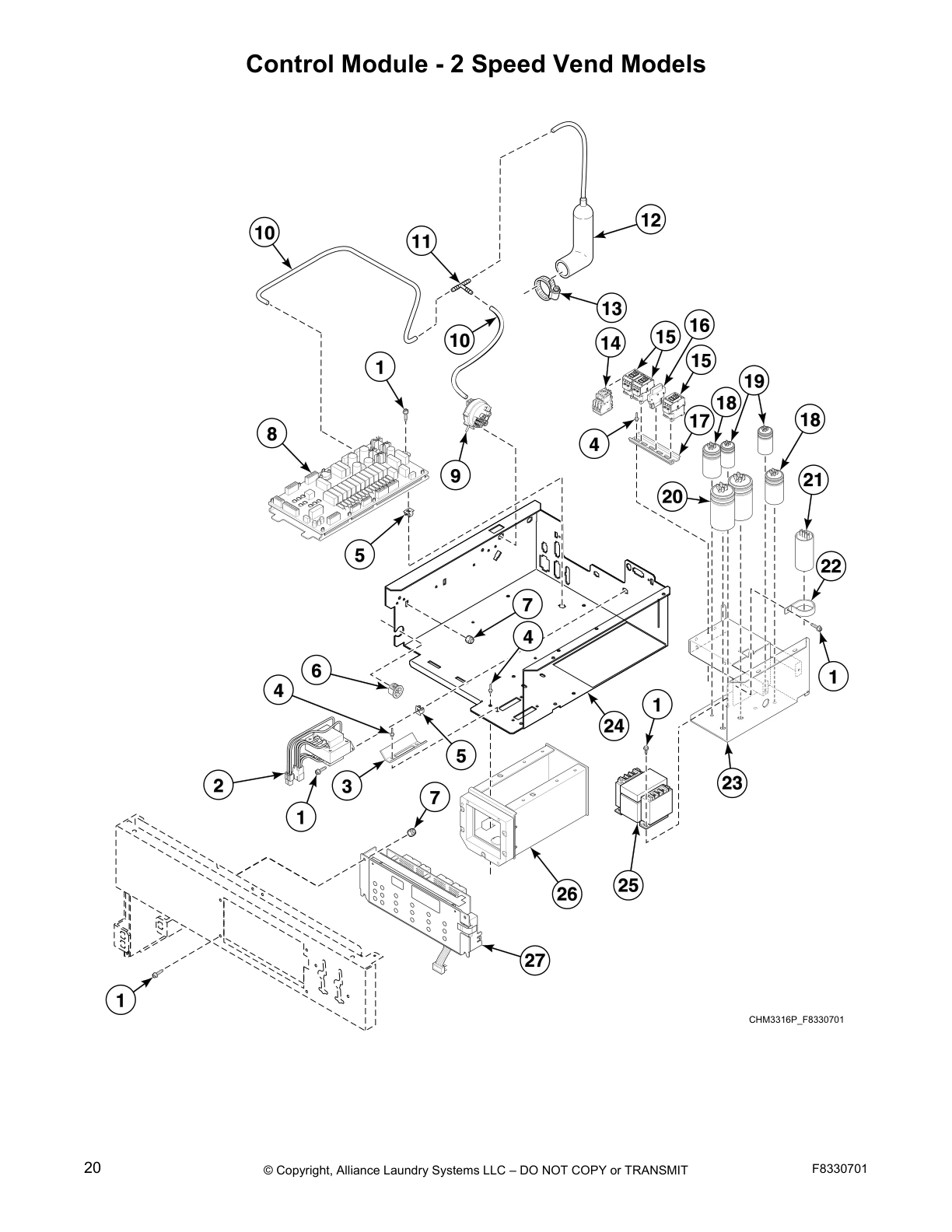 Control Module - 2 Speed Vend Models