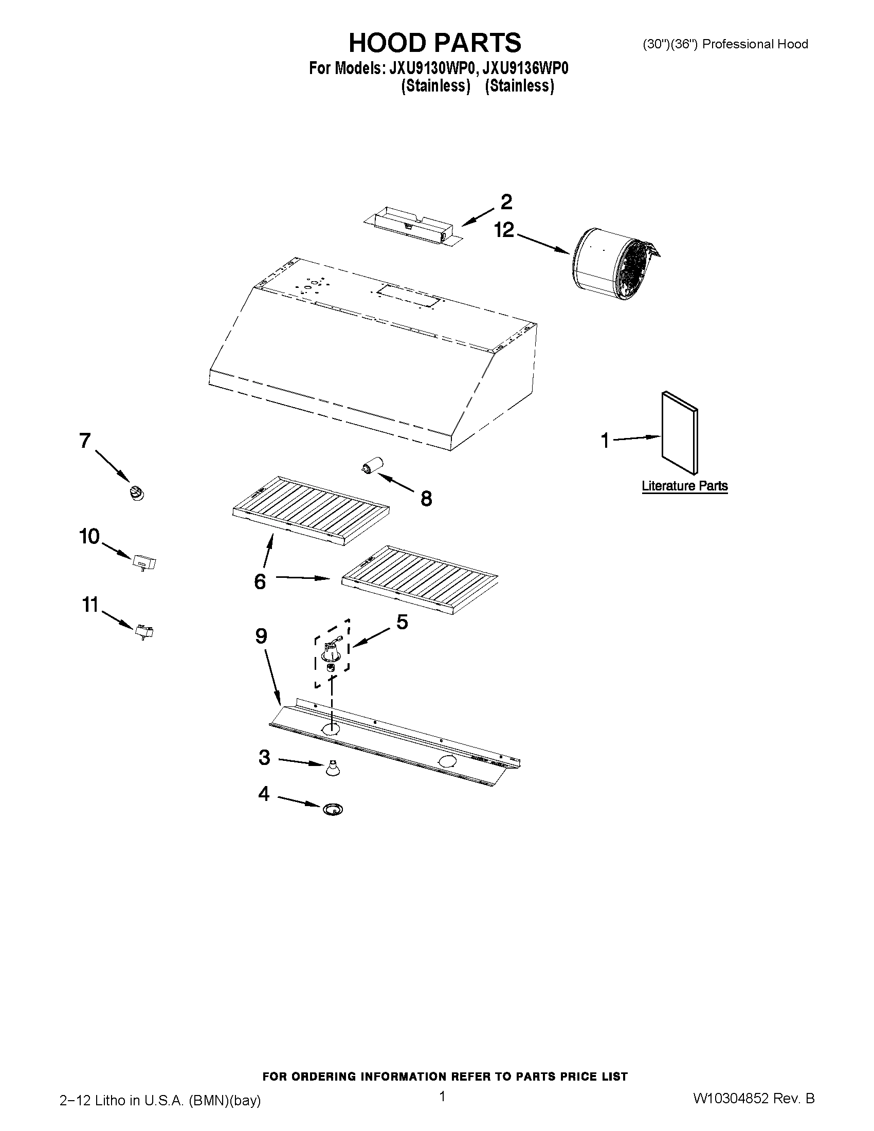 01 - HOOD PARTS