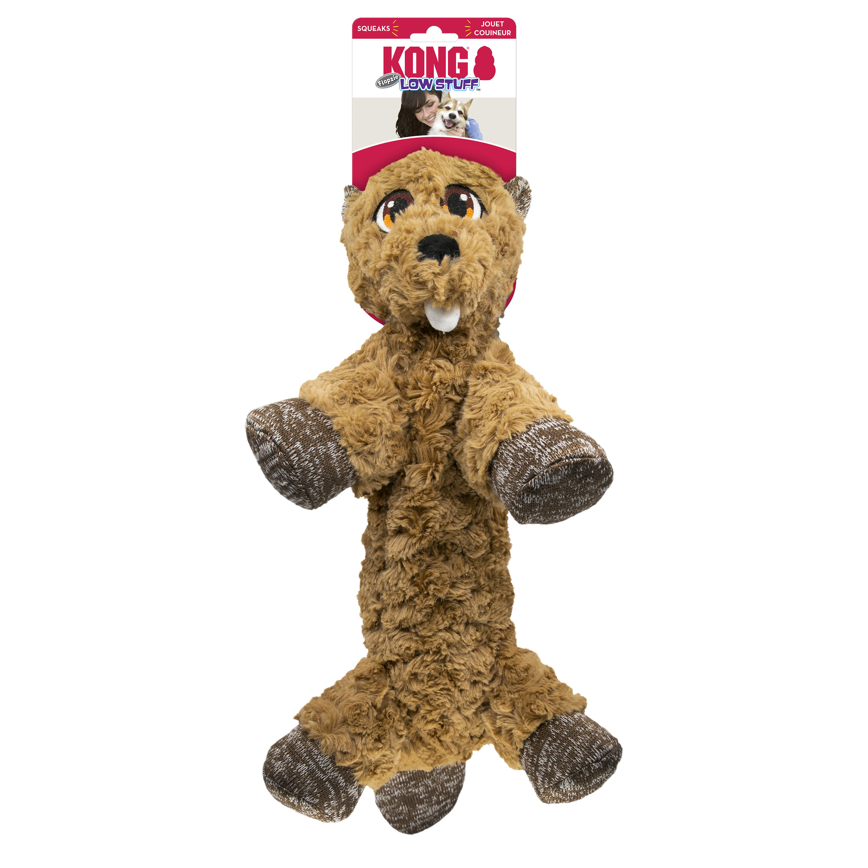 Kong beaver cheap dog toy