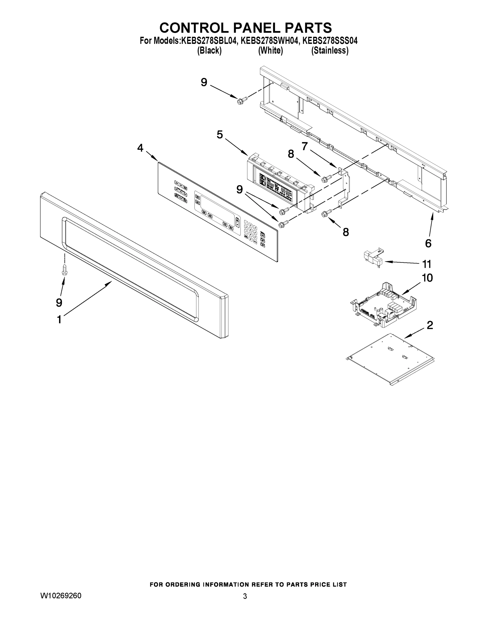 02 - CONTROL PANEL PARTS