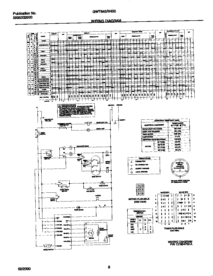05 - 131854700 WIRING DIAGRAM