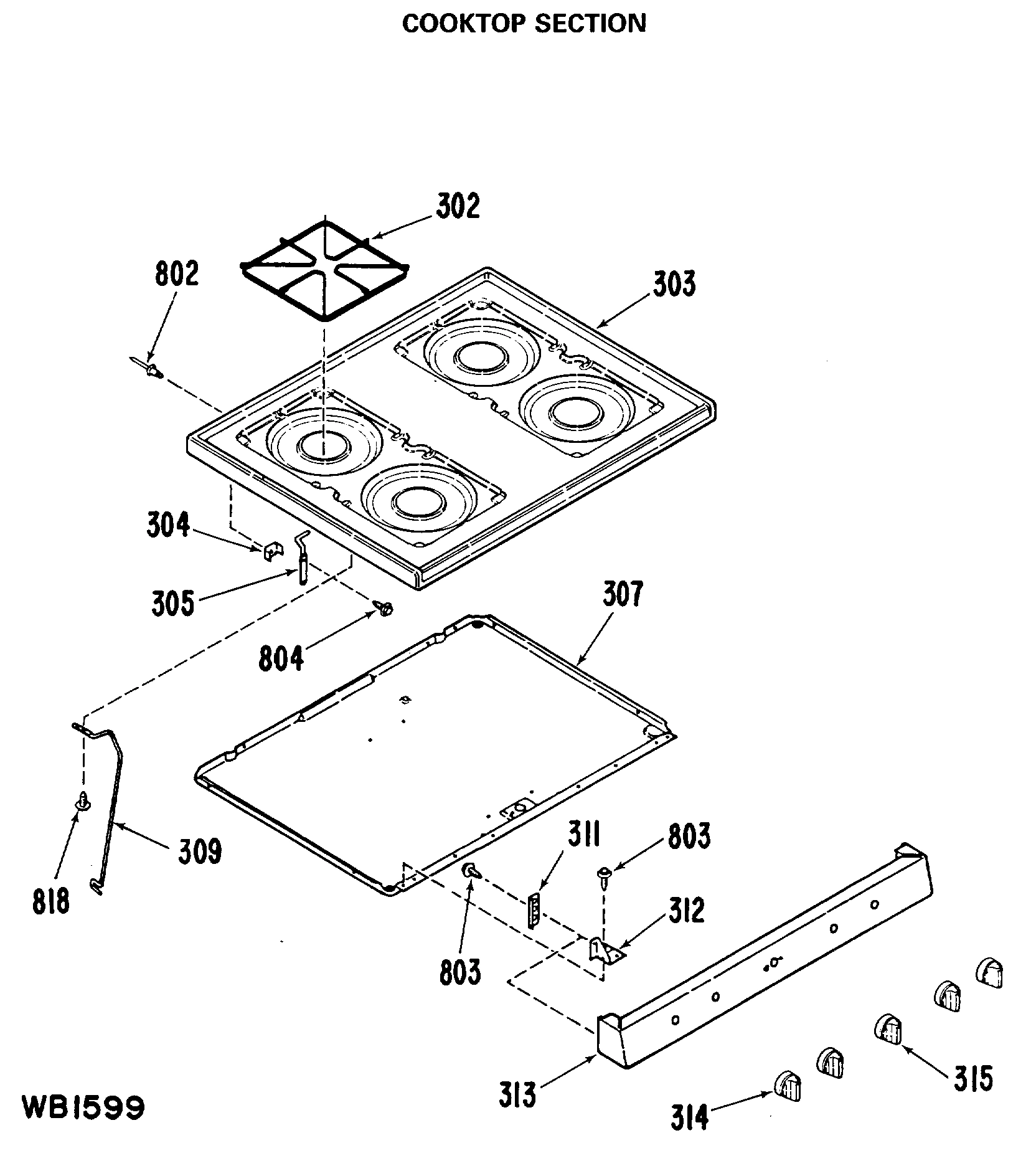 COOKTOP SECTION