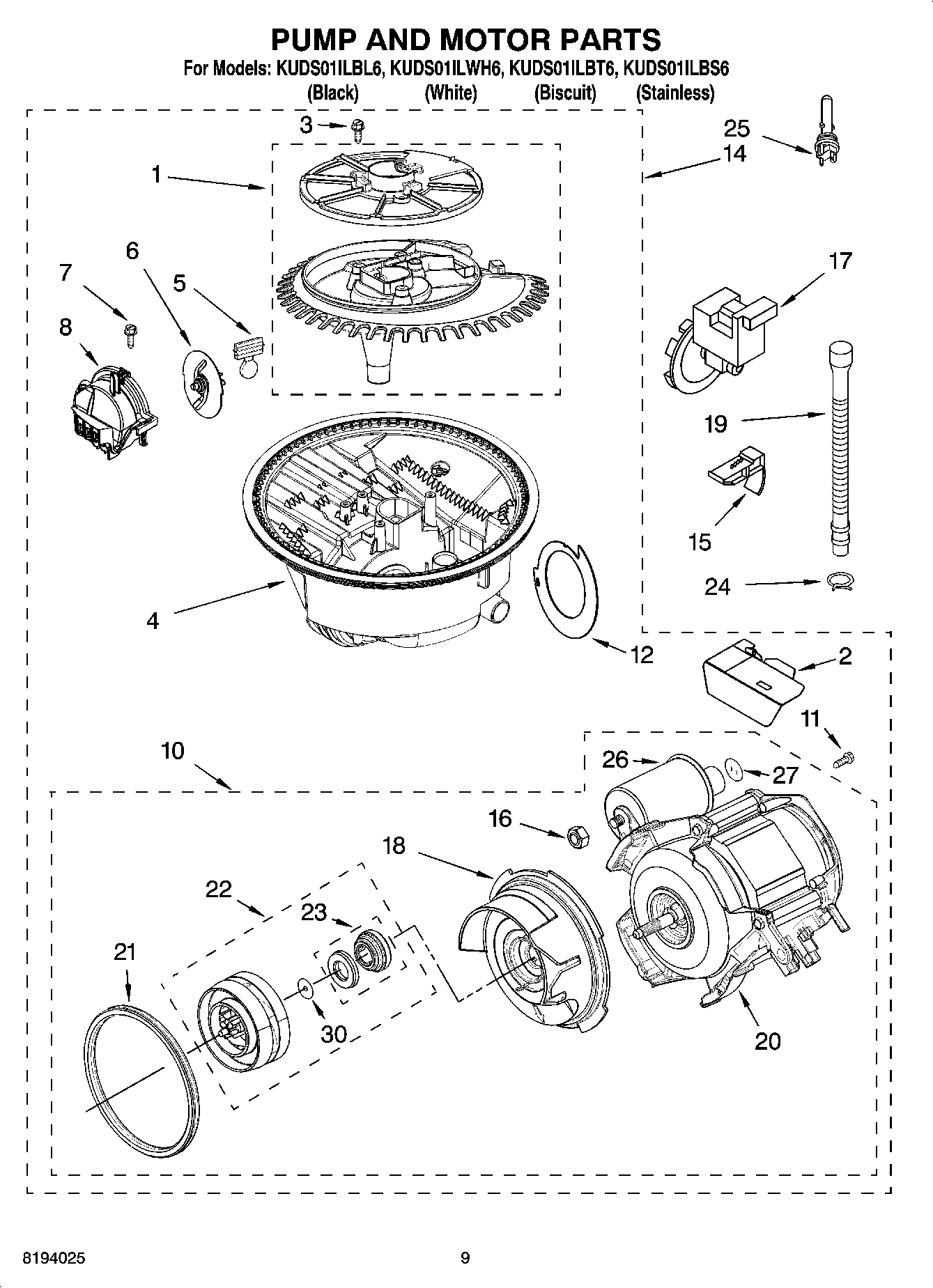 08 - PUMP AND MOTOR PARTS
