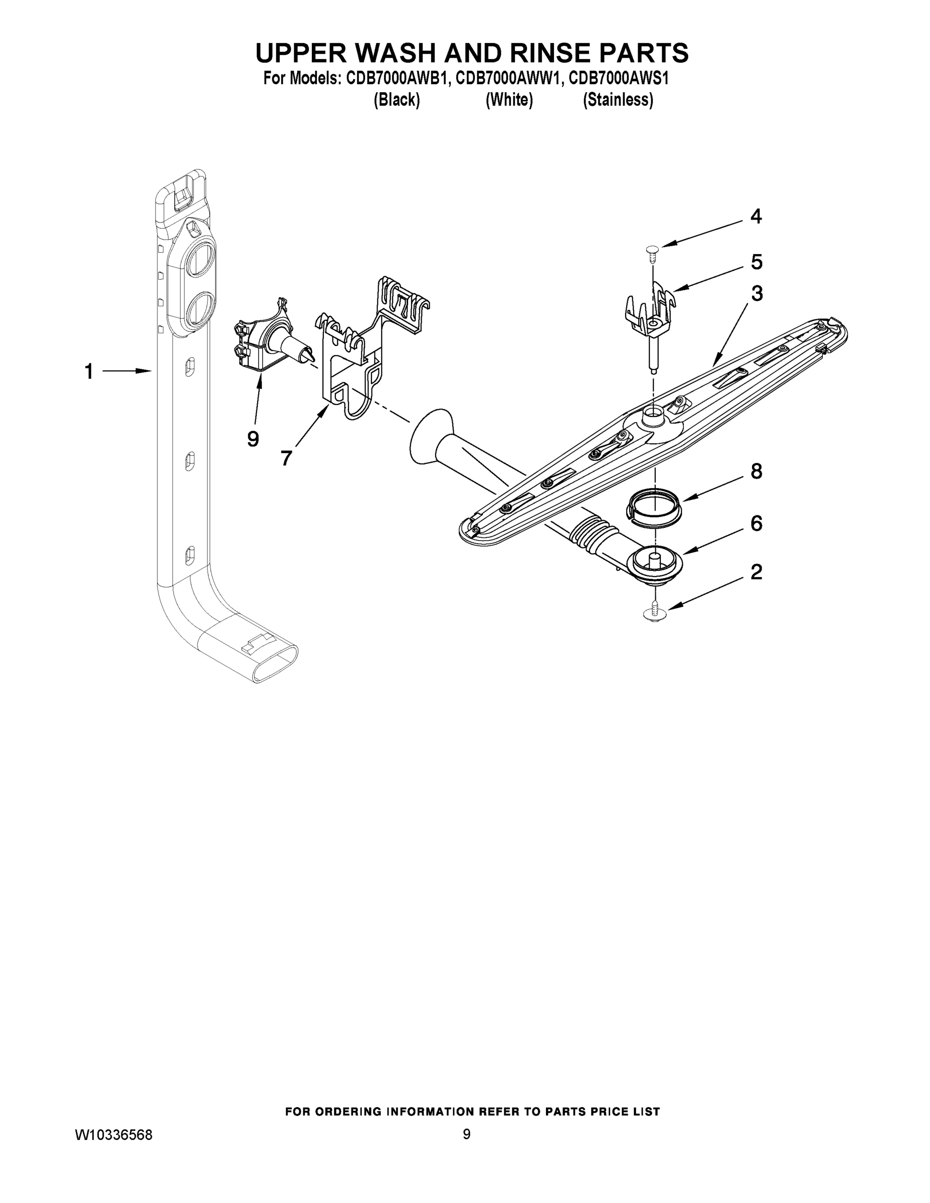 07 - UPPER WASH AND RINSE PARTS