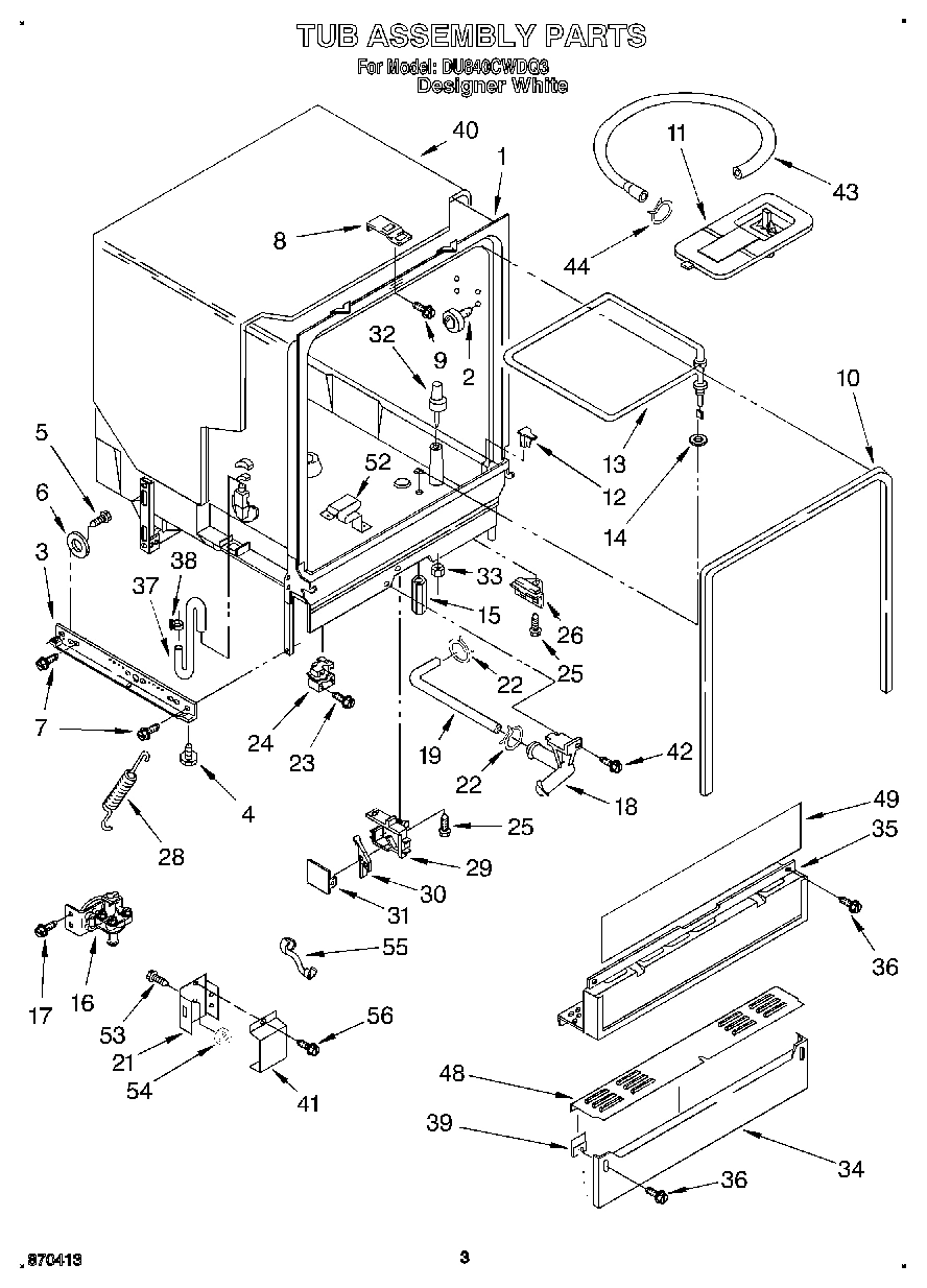 03 - TUB ASSEMBLY