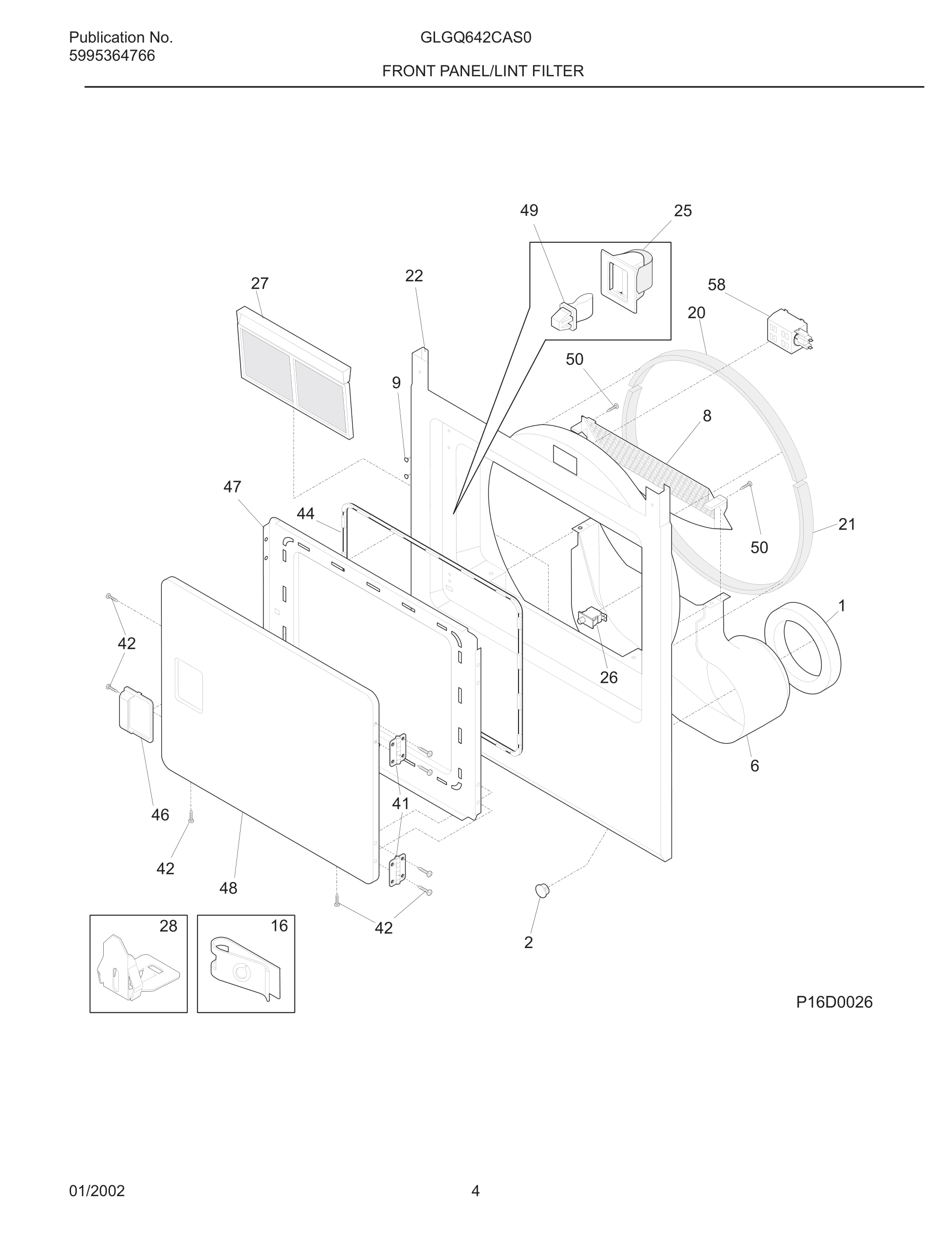 05 - FRONT PANEL/LINT FILTER