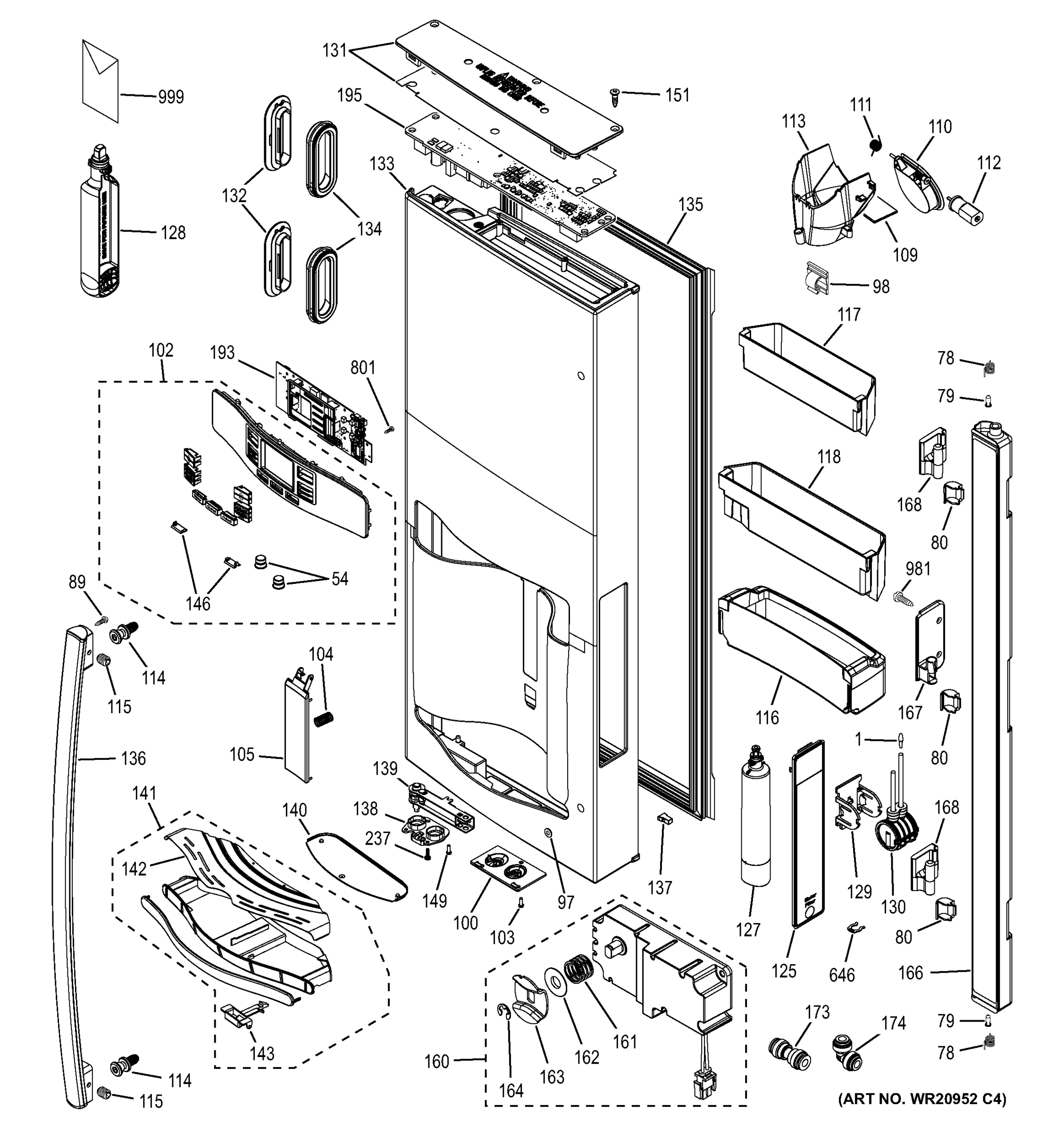 DISPENSER DOOR