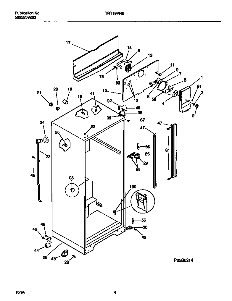 03 - CABINET W/ FAN ASSEMBLY