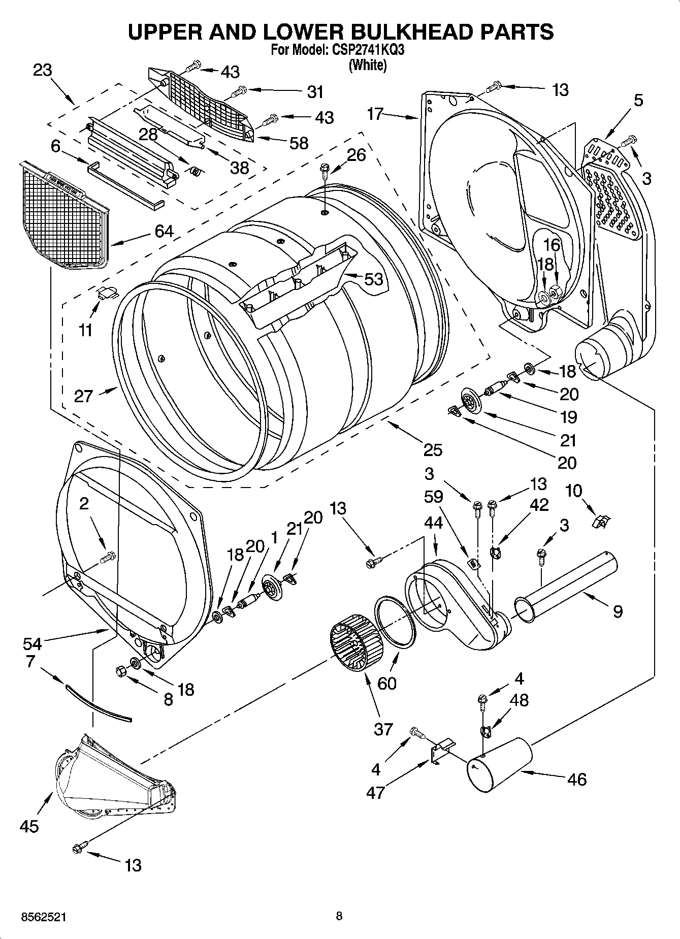 08 - UPPER AND LOWER BULKHEAD PARTS, OPTIONAL