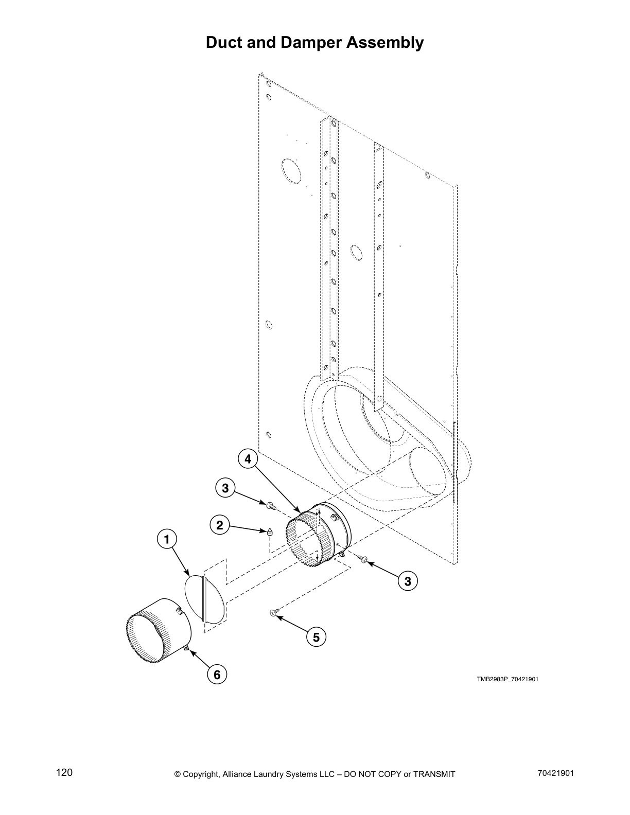 Duct and Damper Assembly