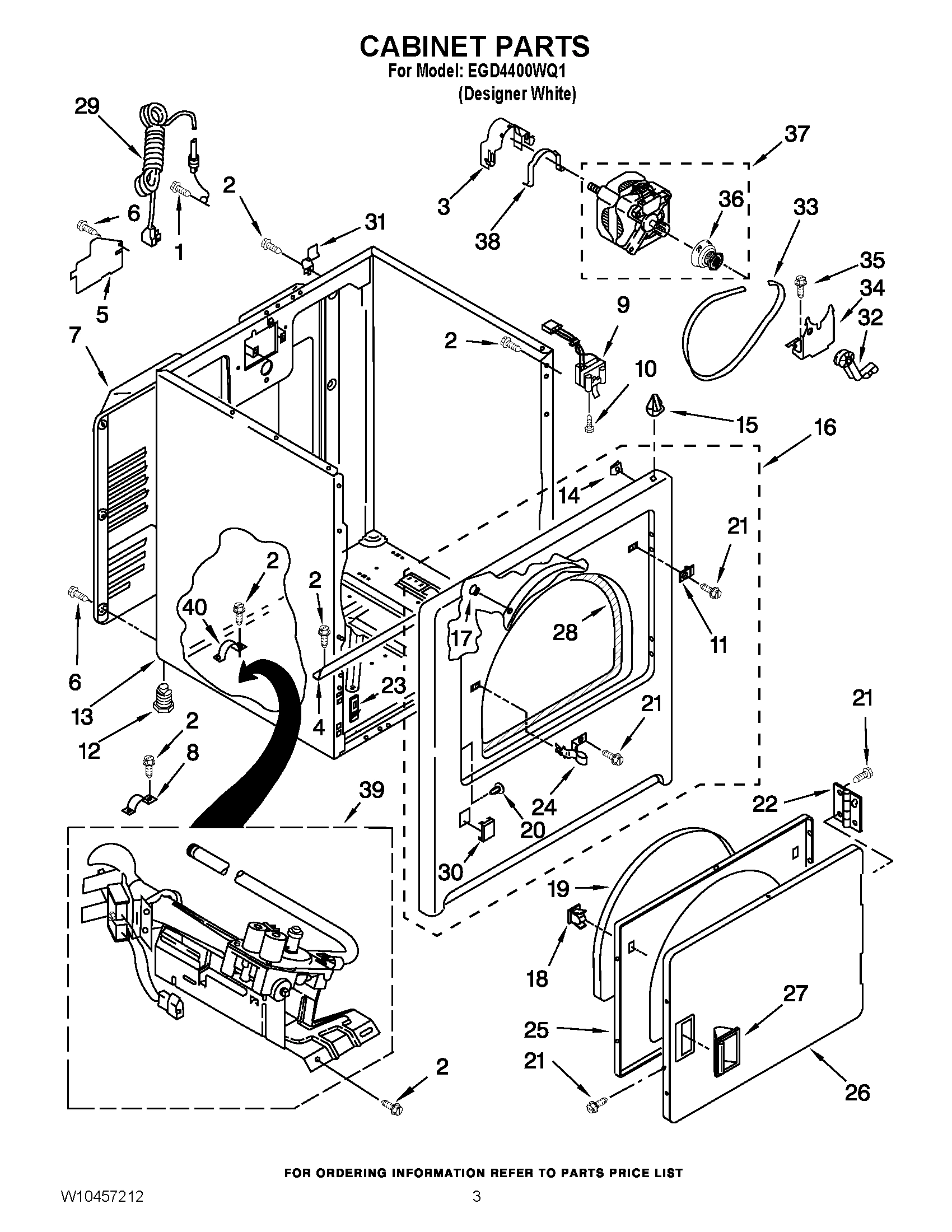 02 - CABINET PARTS