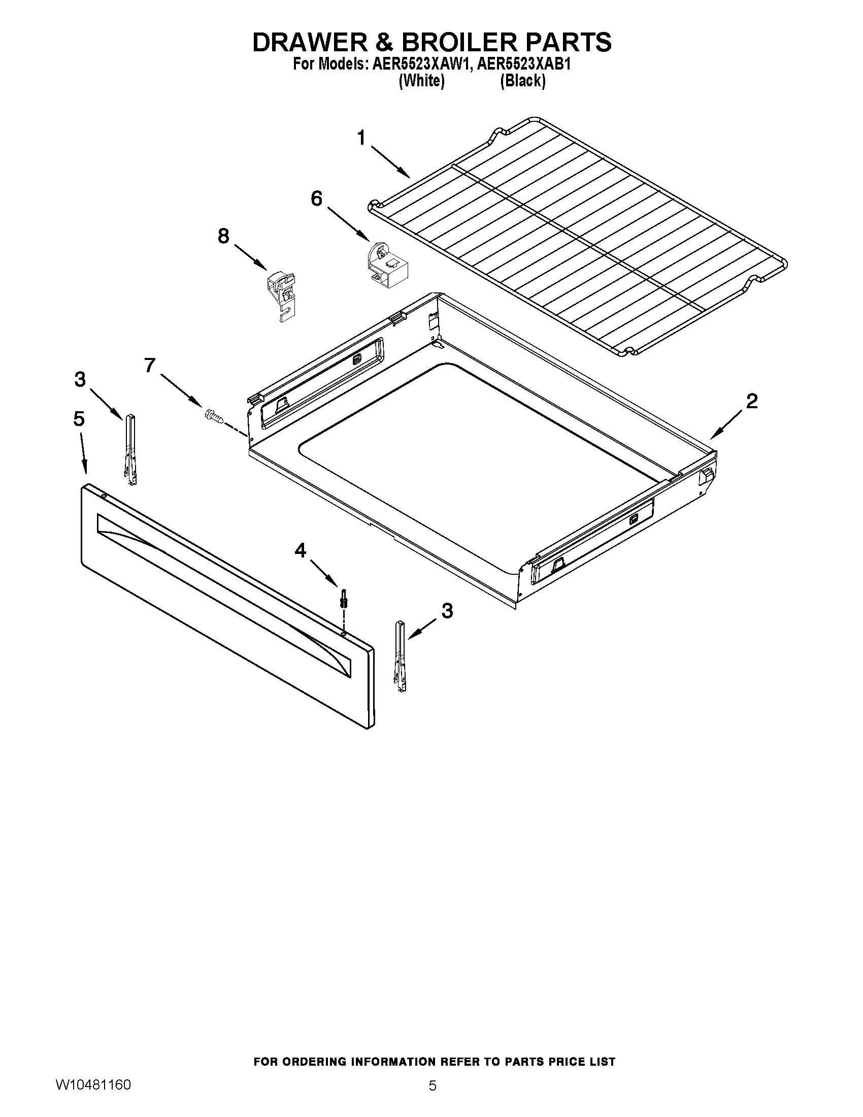04 - DRAWER & BROILER PARTS