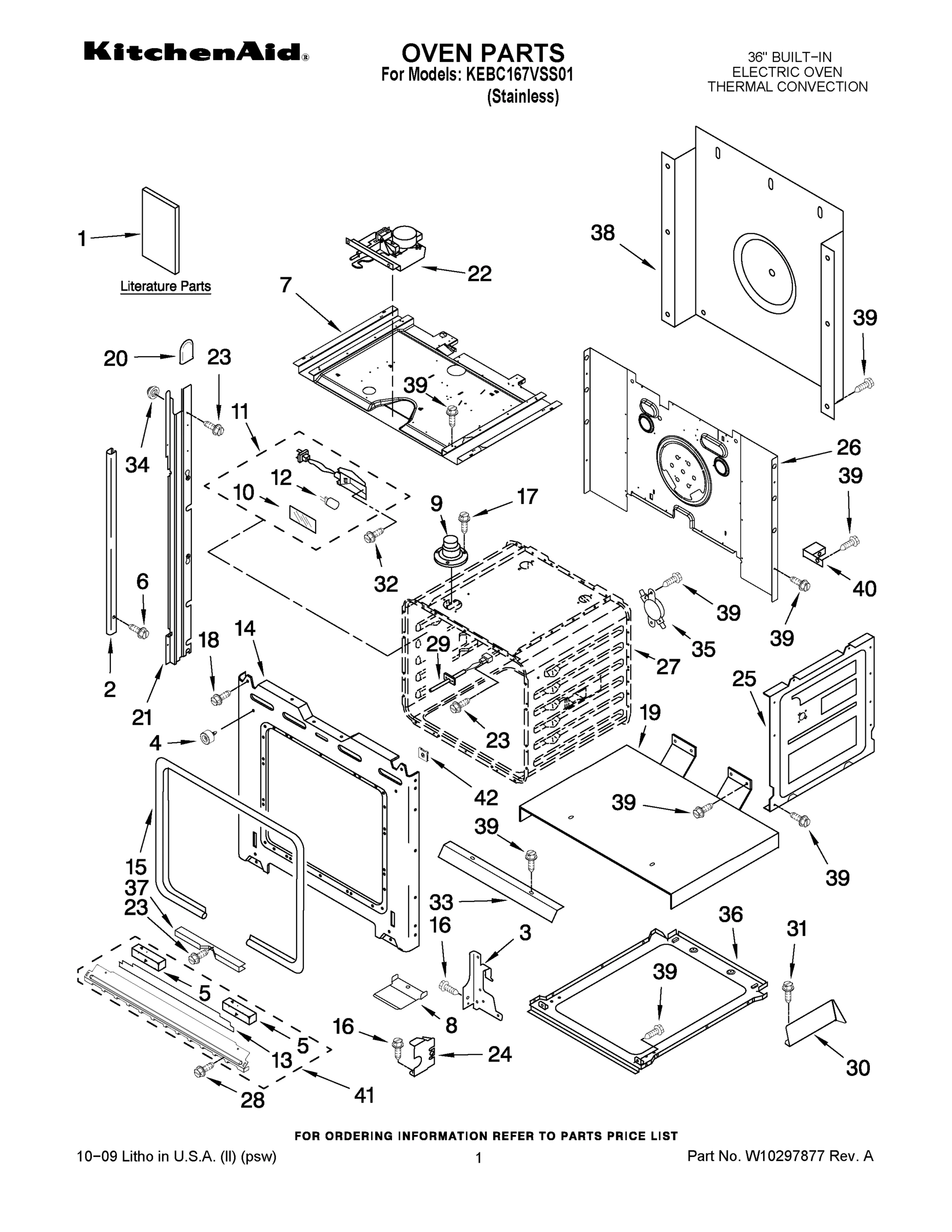 01 - OVEN PARTS