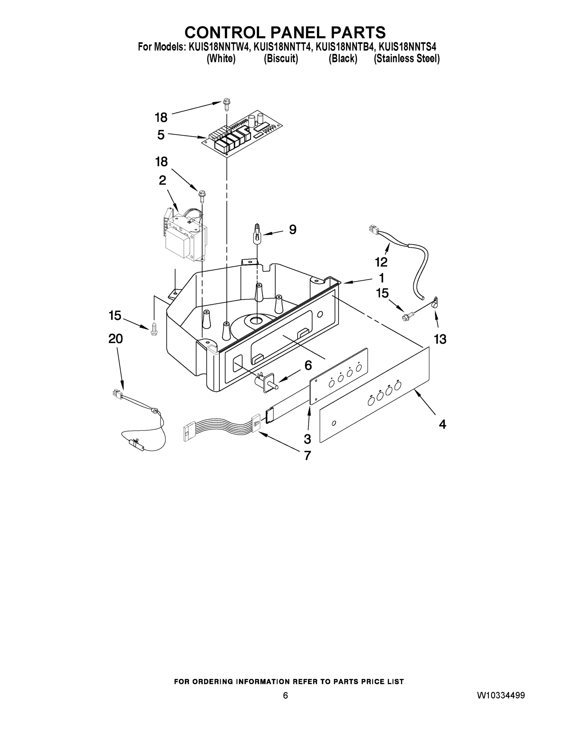 04 - CONTROL PANEL PARTS