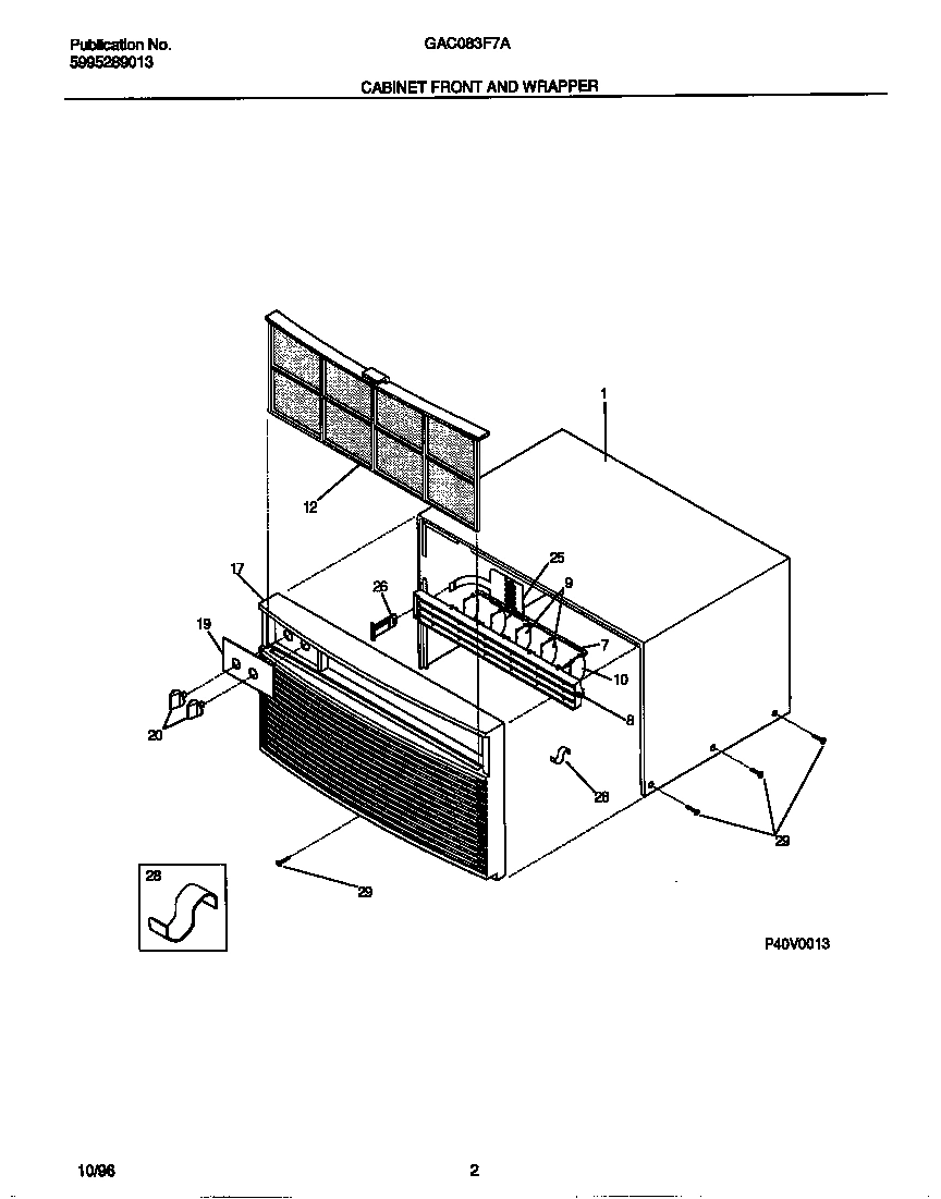 02 - CABINET FRONT AND WRAPPER