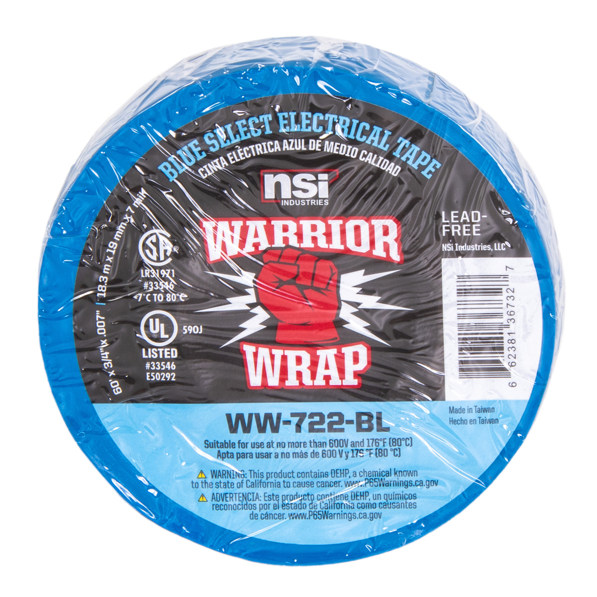 WW-722-WT 7mil Select Purpose Vinyl Electrical Tape White – Industry Tech  Sales