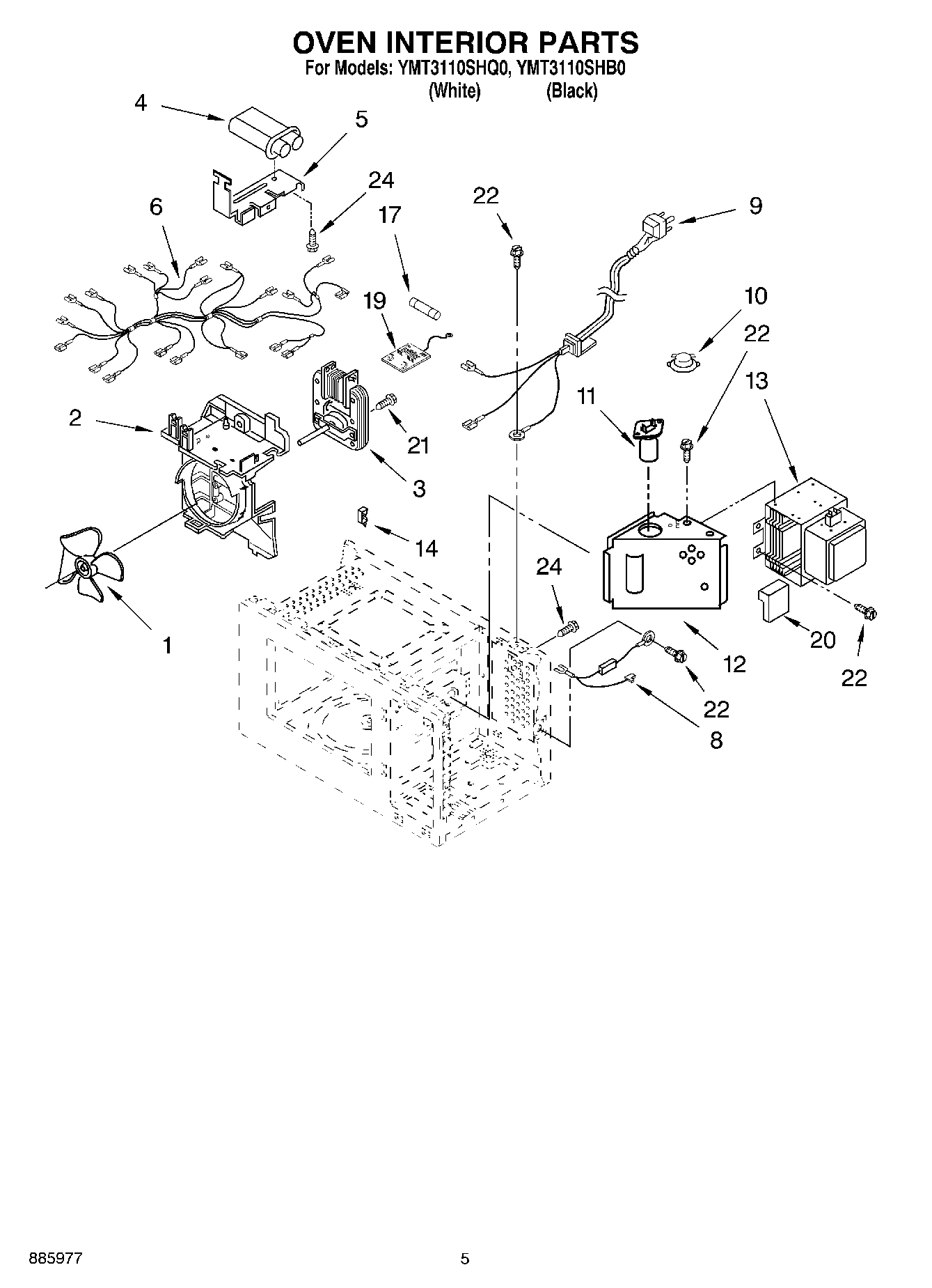 05 - OVEN INTERIOR PARTS