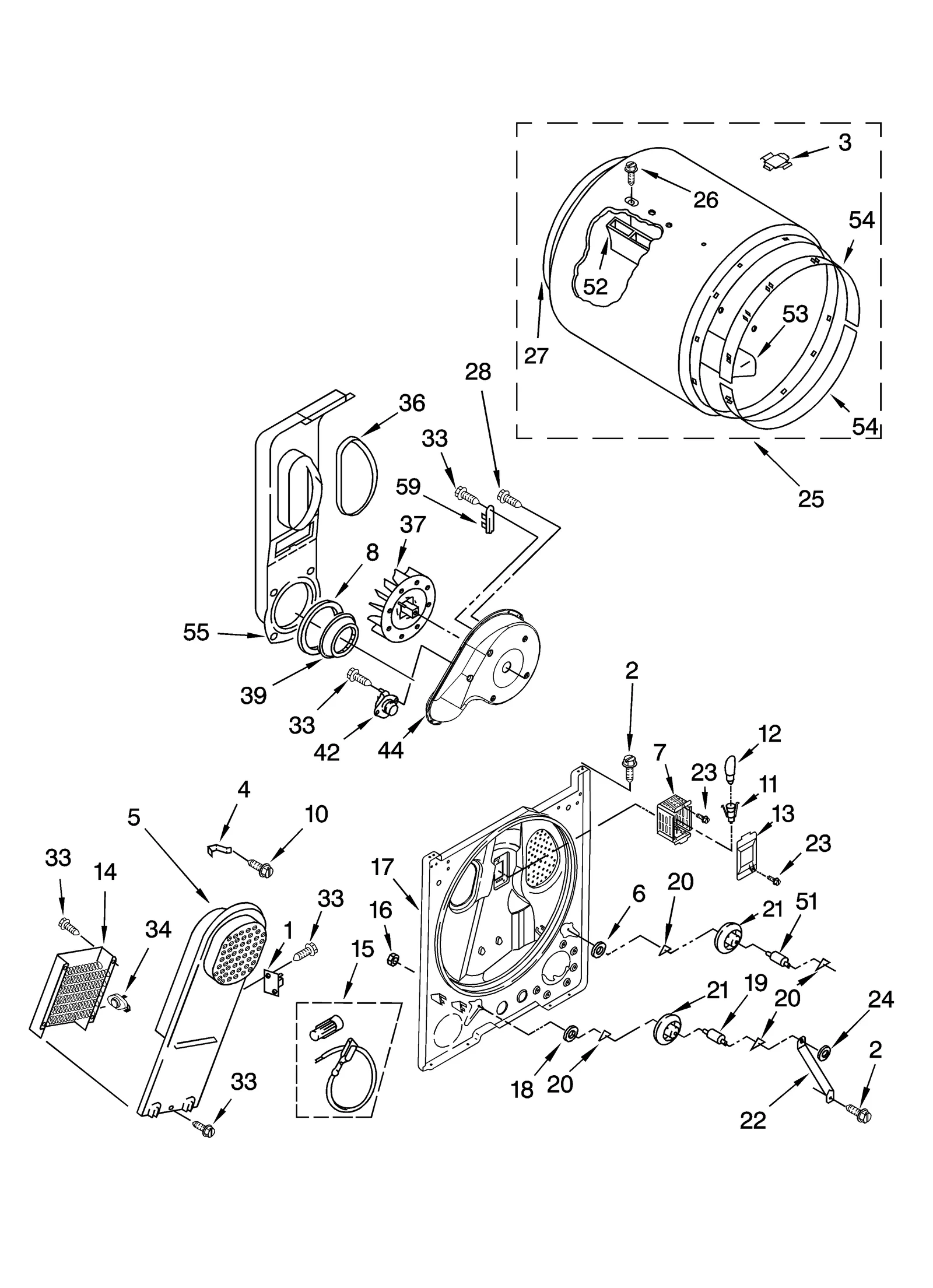 BULKHEAD PARTS, OPTIONAL PARTS (NOT INCLUDED)