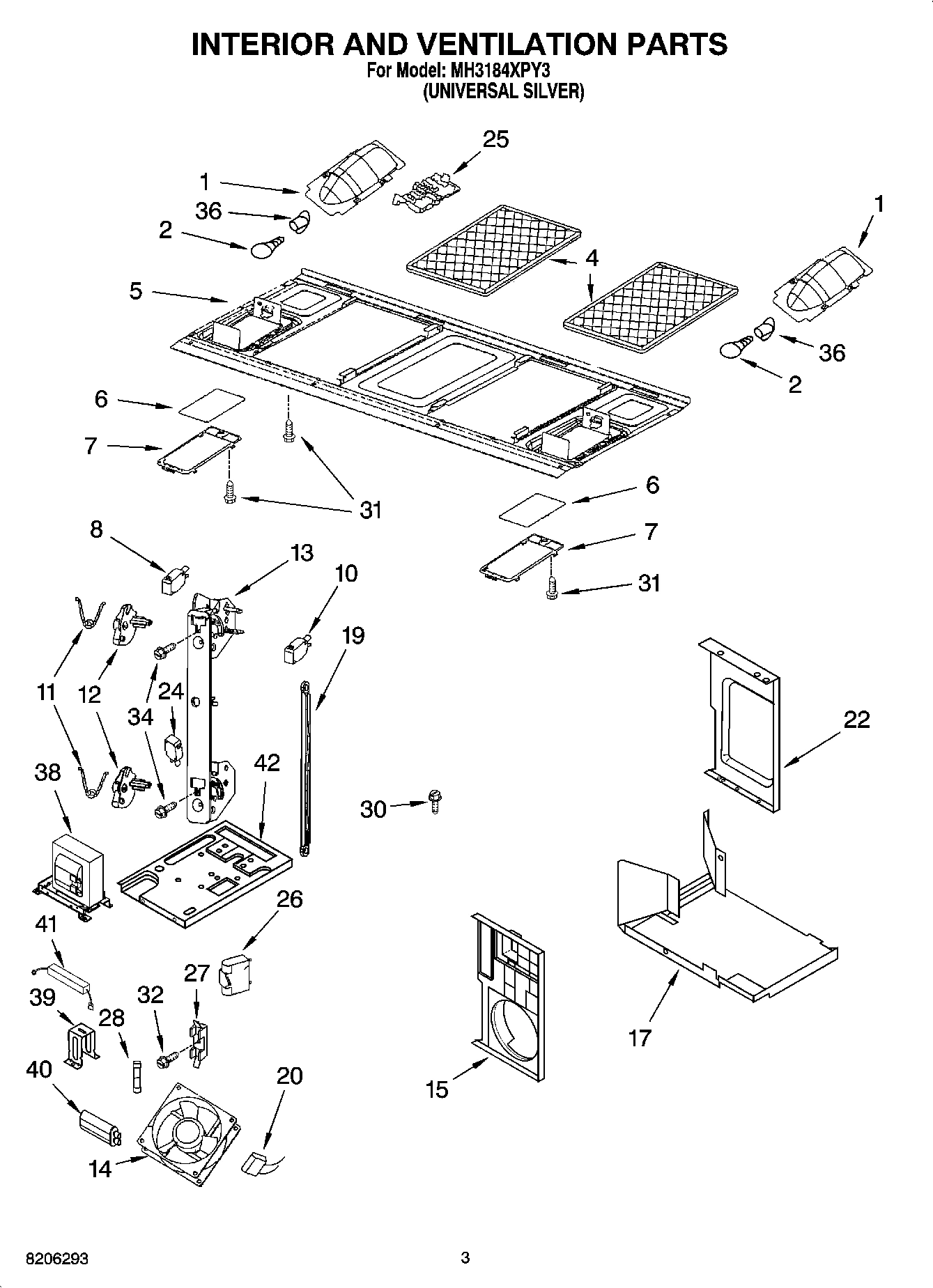 03 - INTERIOR AND VENTILATION PARTS
