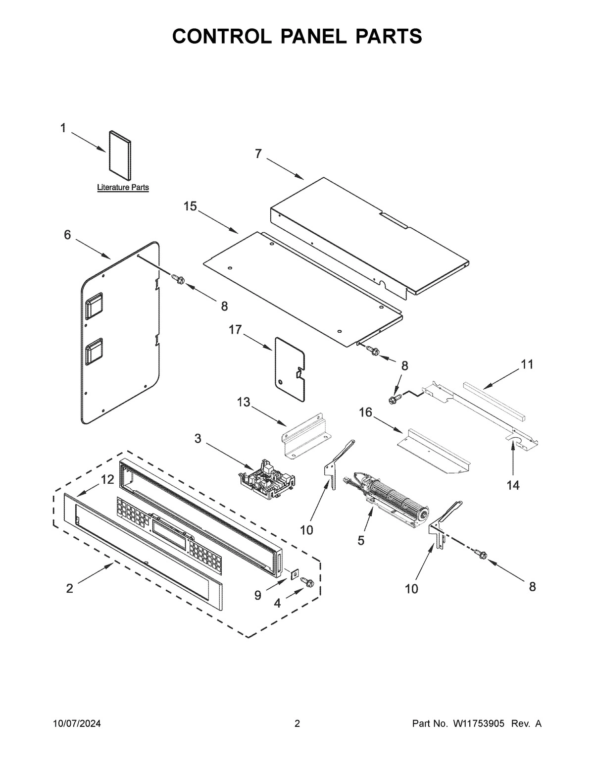 02 - CONTROL PANEL PARTS