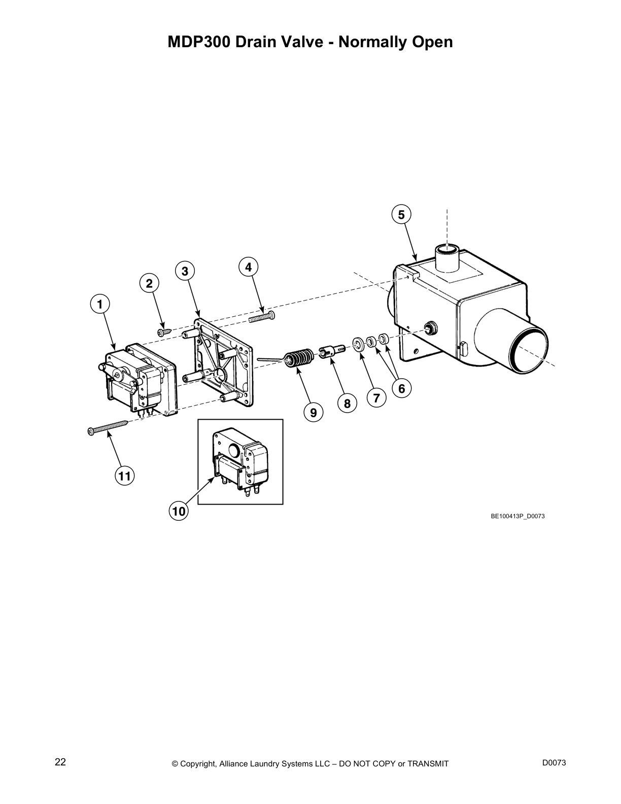 MDP300 Drain Valve - Normally Open
