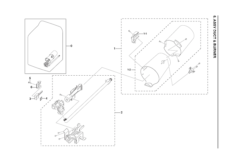 Duct & Burner Assembly