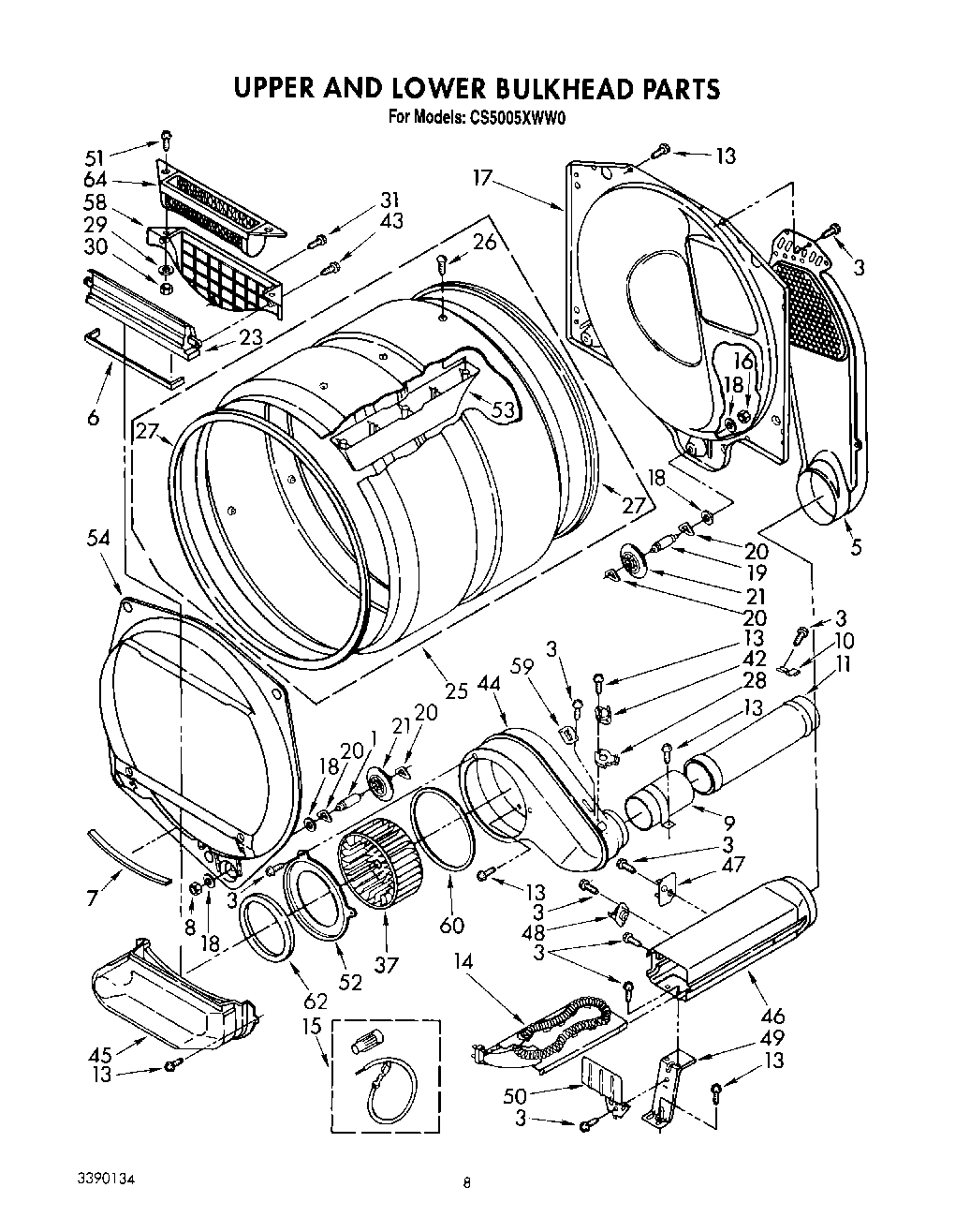 04 - UPPER AND LOWER BULKHEAD, LIT/OPTIONAL