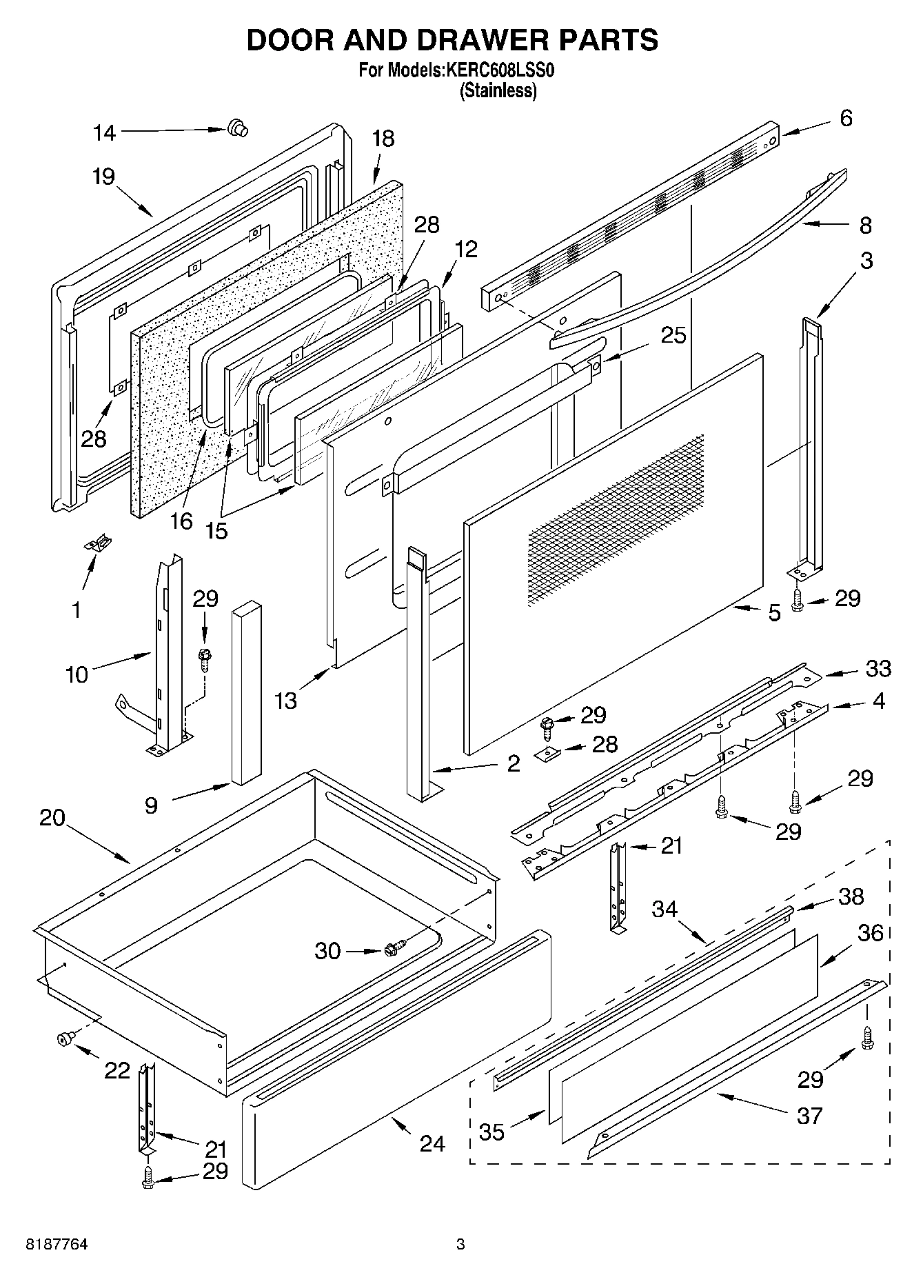 02 - DOOR AND DRAWER PARTS