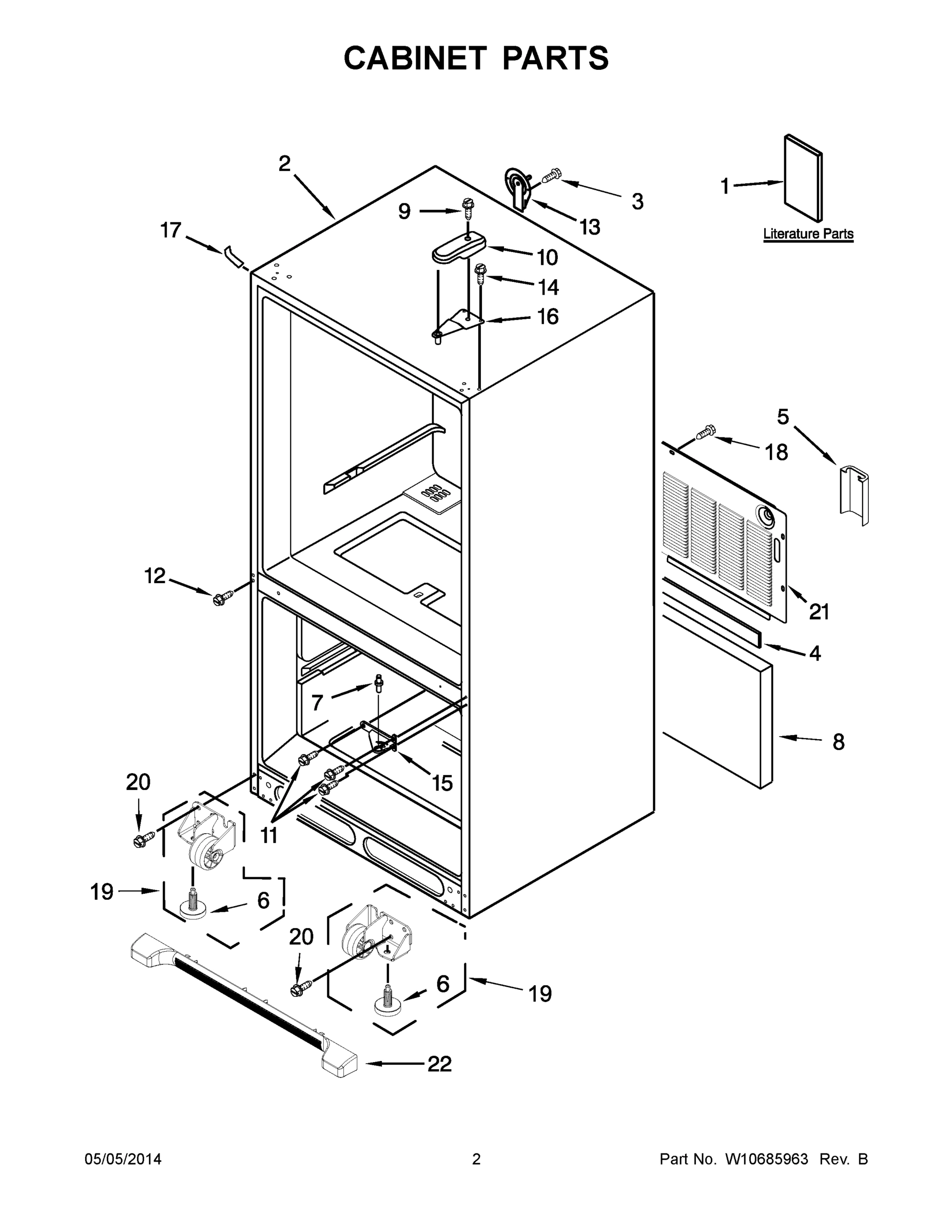 02 - CABINET PARTS