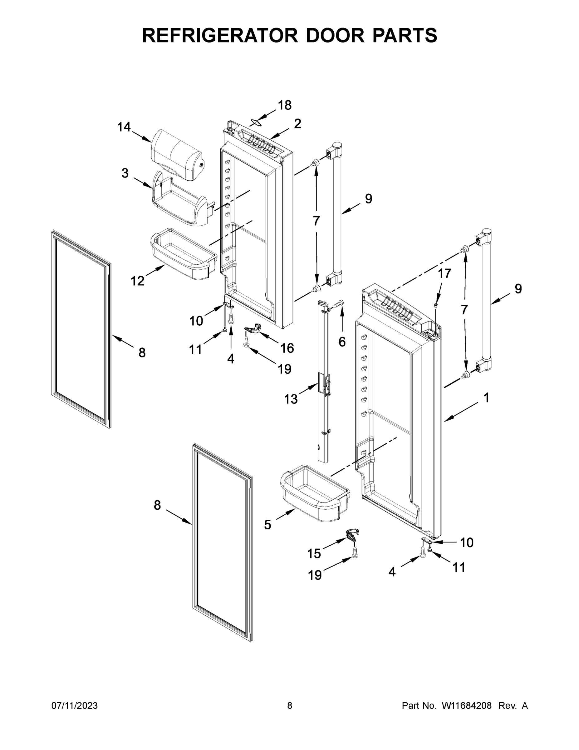 05 - REFRIGERATOR DOOR PARTS