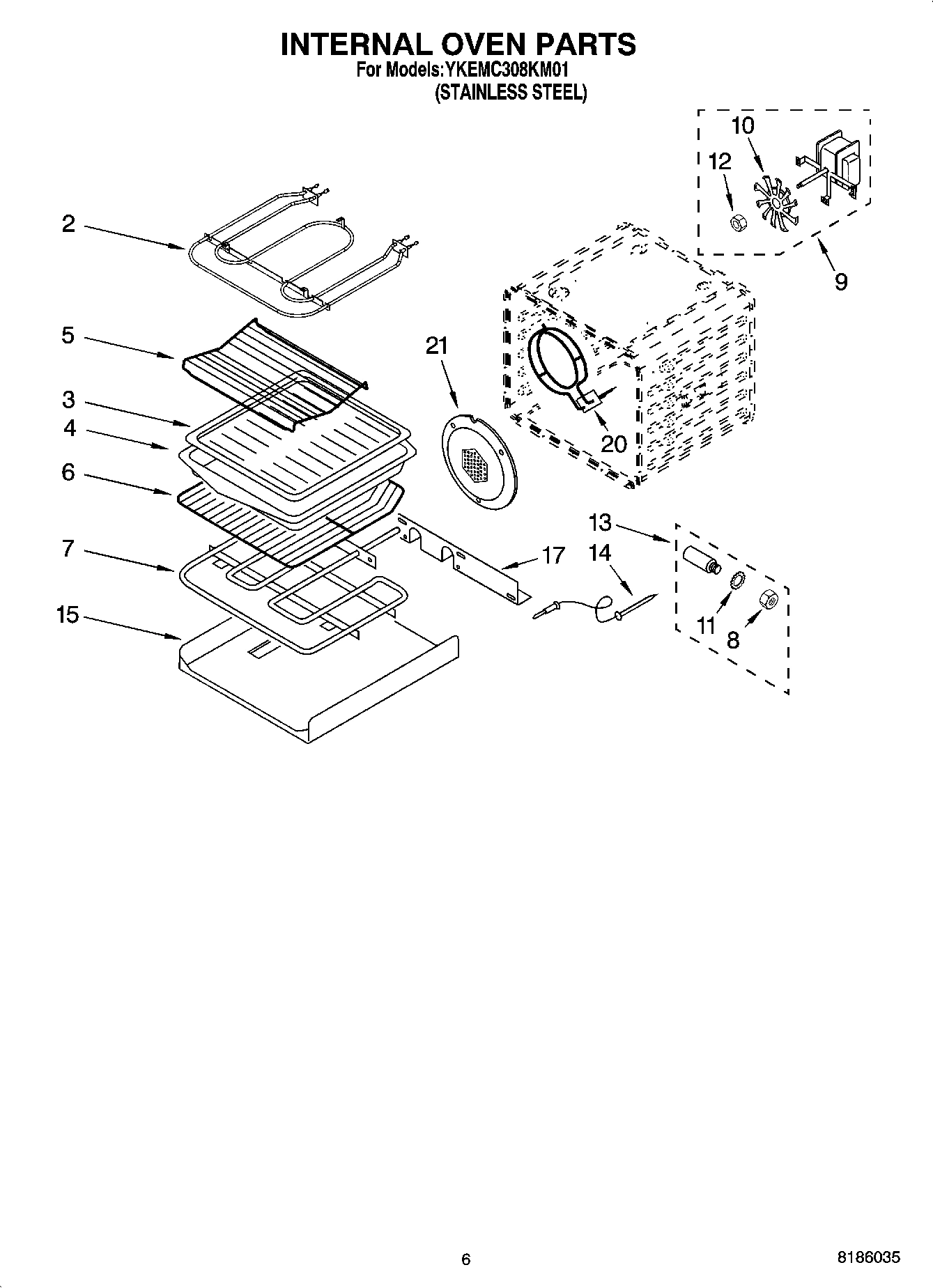 05 - INTERNAL OVEN PARTS