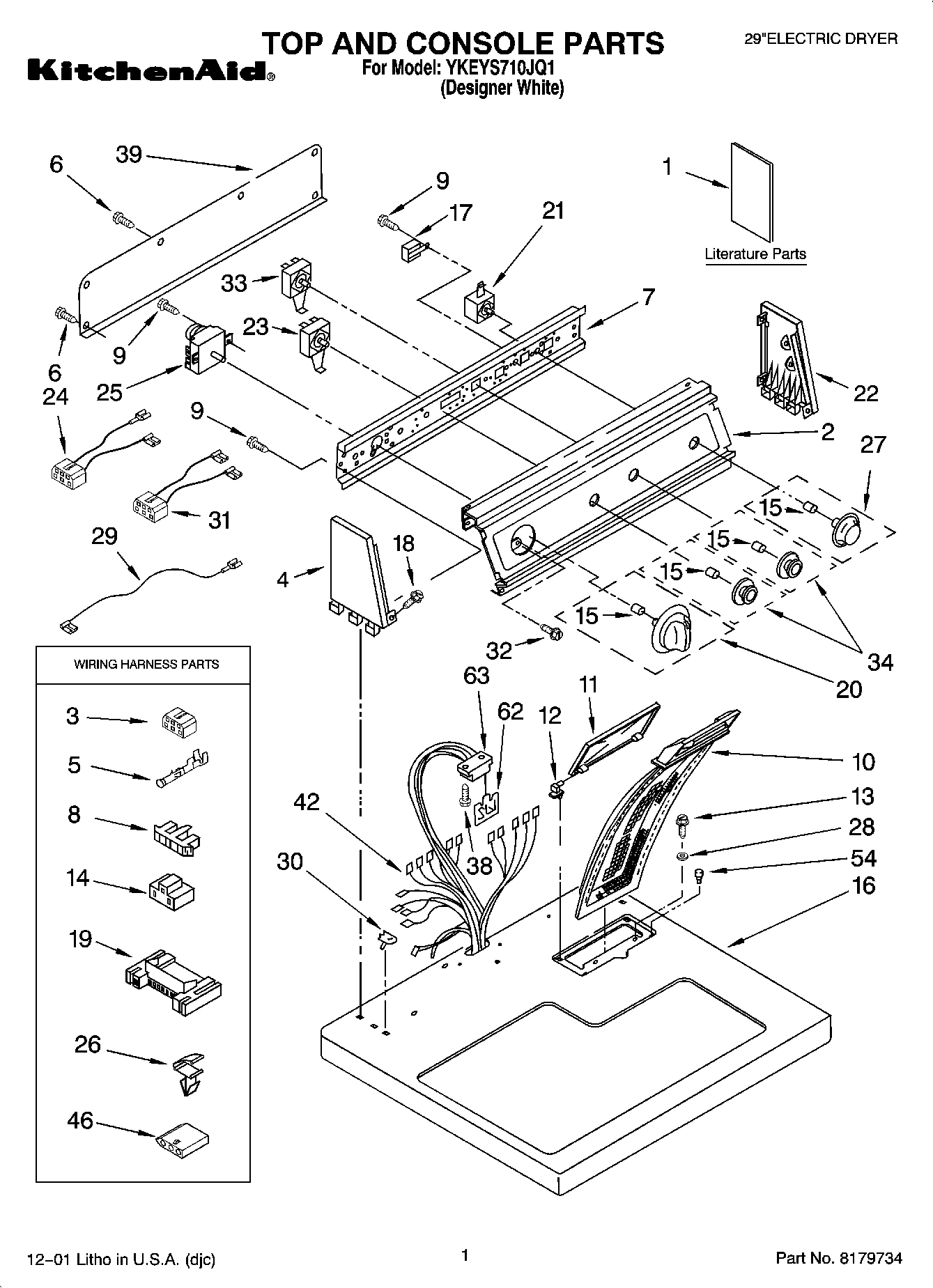 01 - TOP AND CONSOLE PARTS