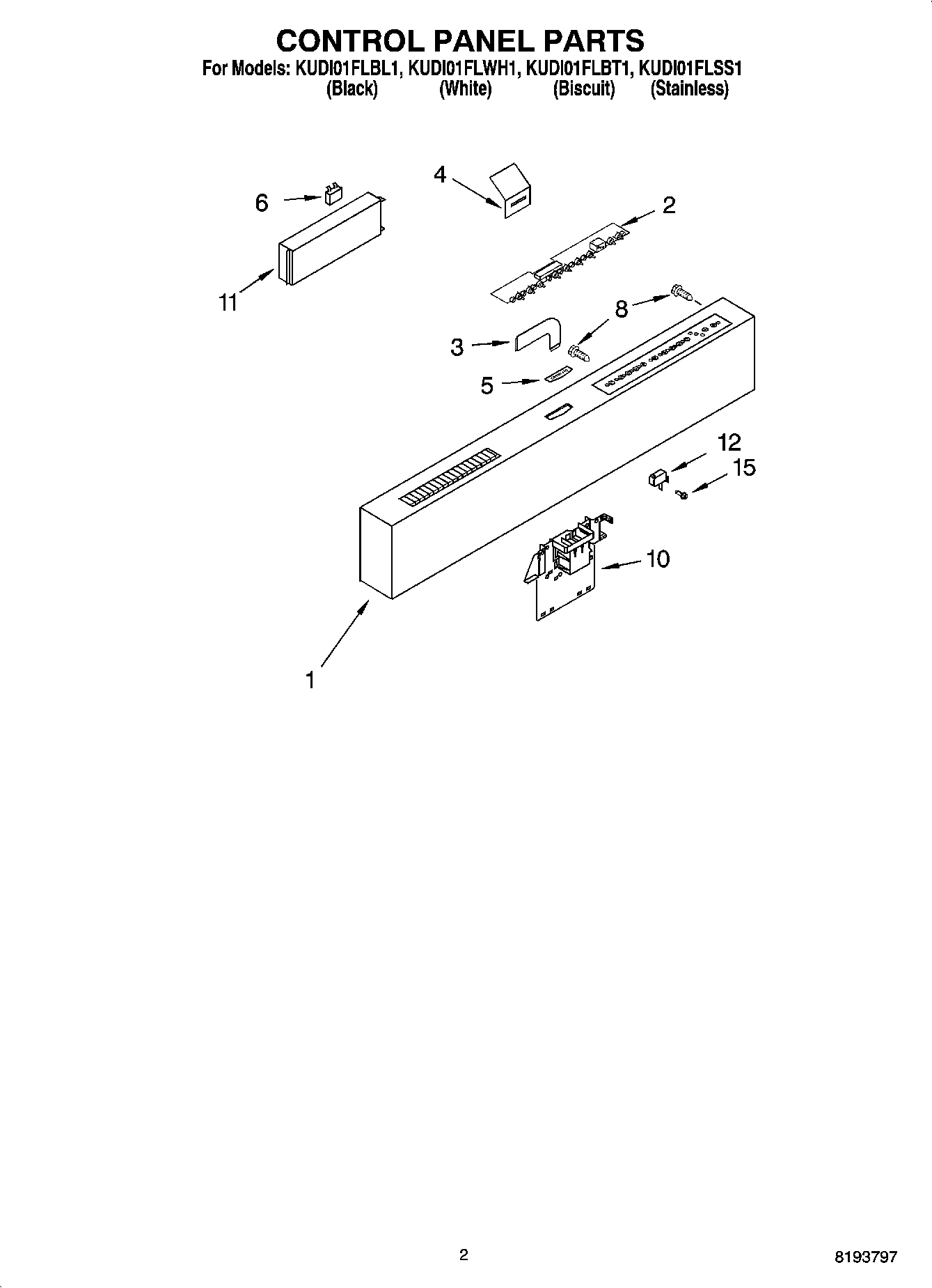 02 - CONTROL PANEL PARTS
