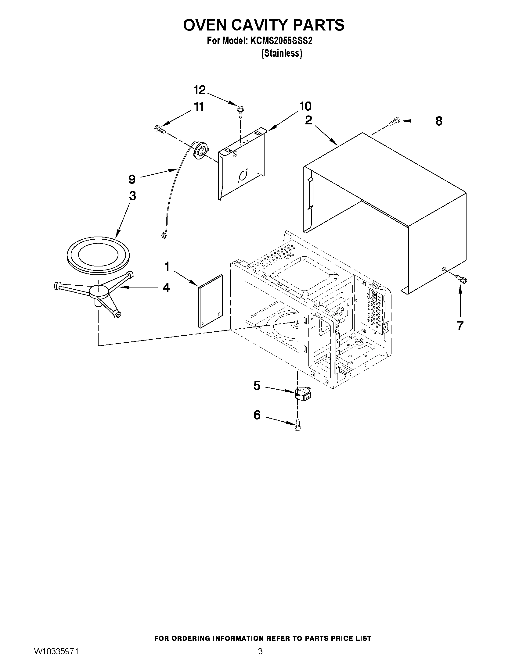 03 - OVEN CAVITY PARTS