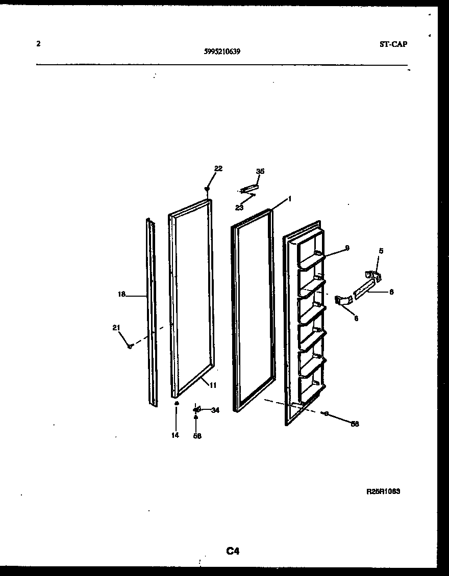 02 - FREEZER DOOR PARTS