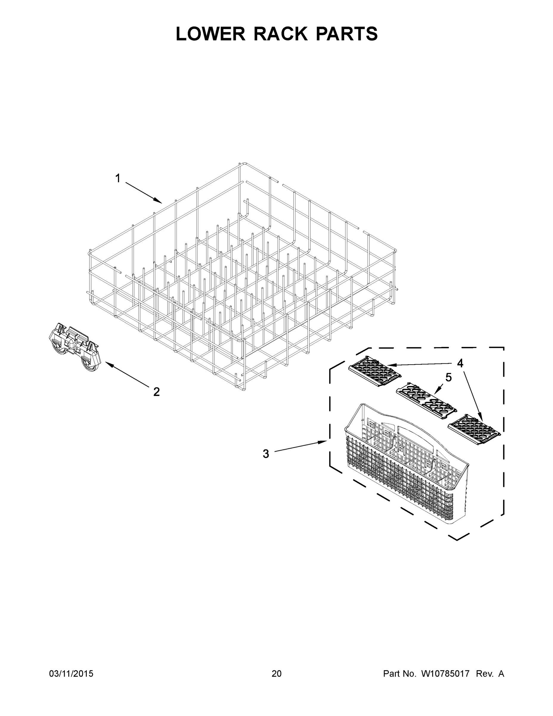 11 - LOWER RACK PARTS