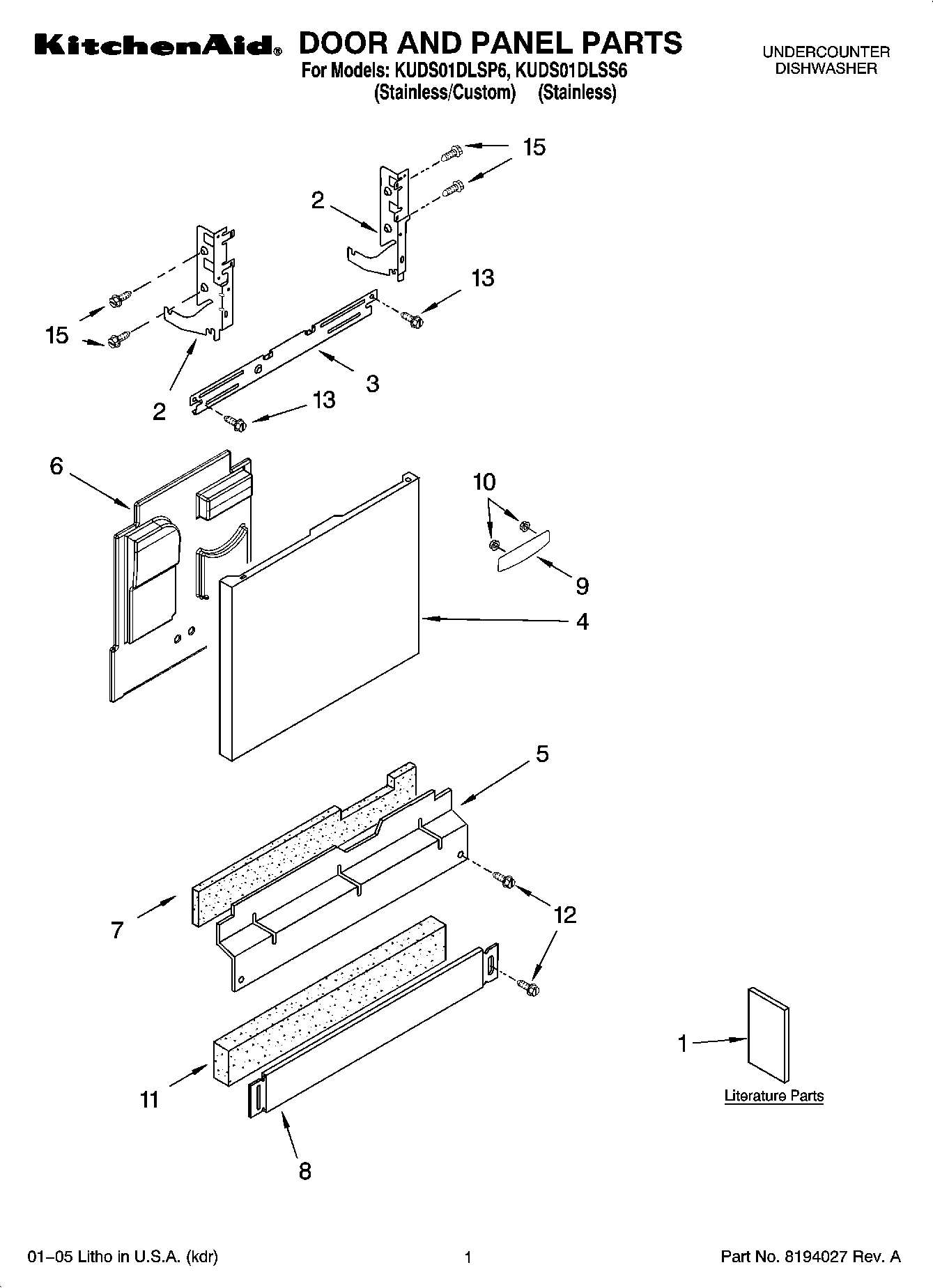 01 - DOOR AND PANEL PARTS