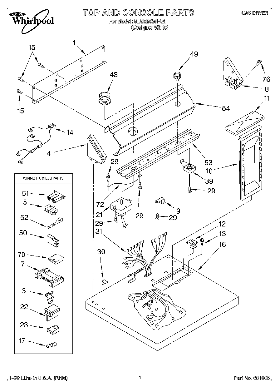 01 - TOP AND CONSOLE, LIT/OPTINAL