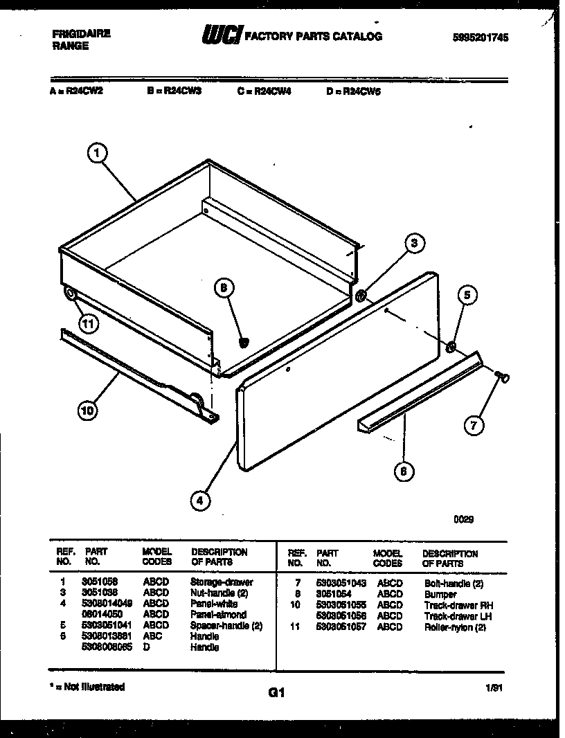 05 - DRAWER PARTS