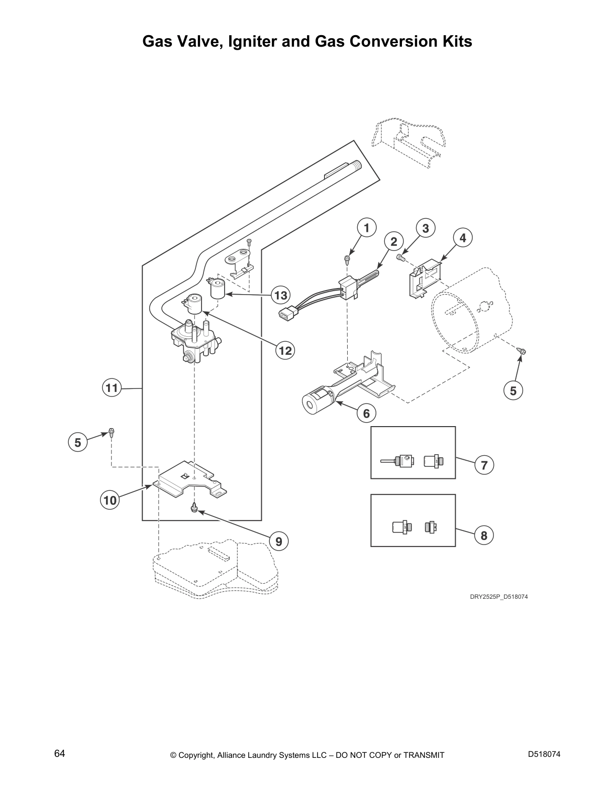 Gas Valve, Igniter and Gas Conversion Kits