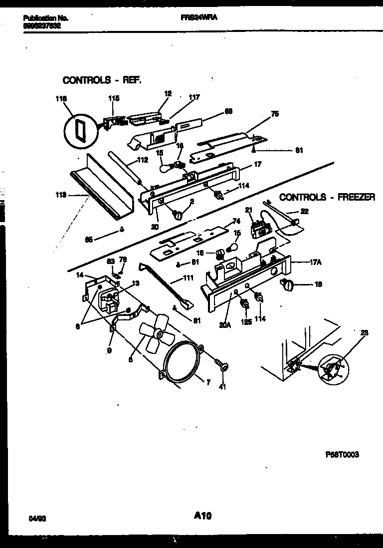 06 - REFRIGERATOR CONTROL ASSEMBLY, DAMP