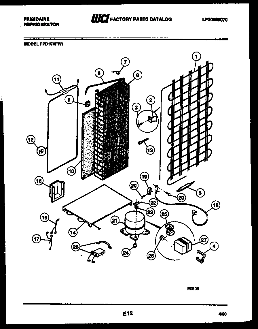 07 - SYSTEM AND AUTOMATIC DEFROST PARTS