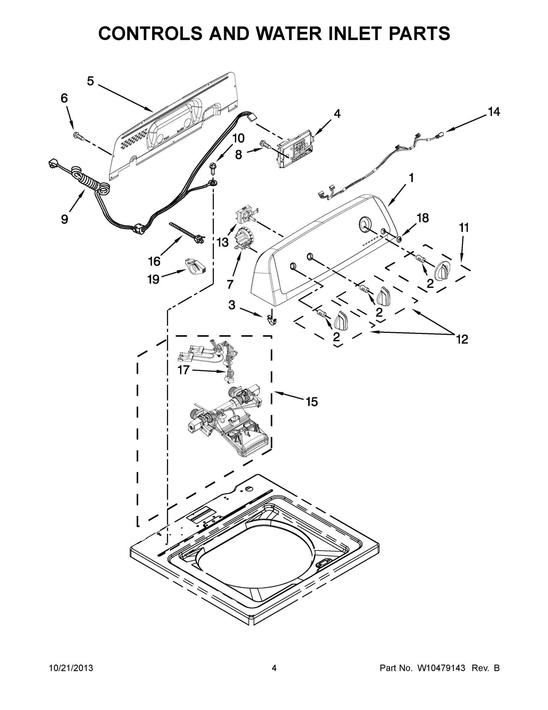 03 - CONTROLS AND WATER INLET PARTS