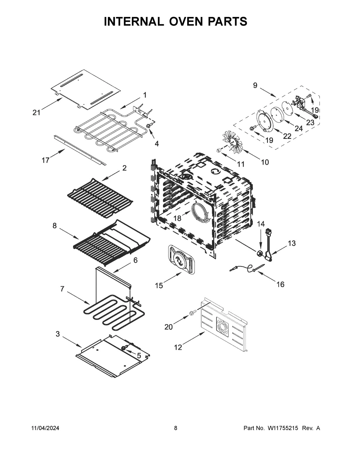 05 - INTERNAL OVEN PARTS