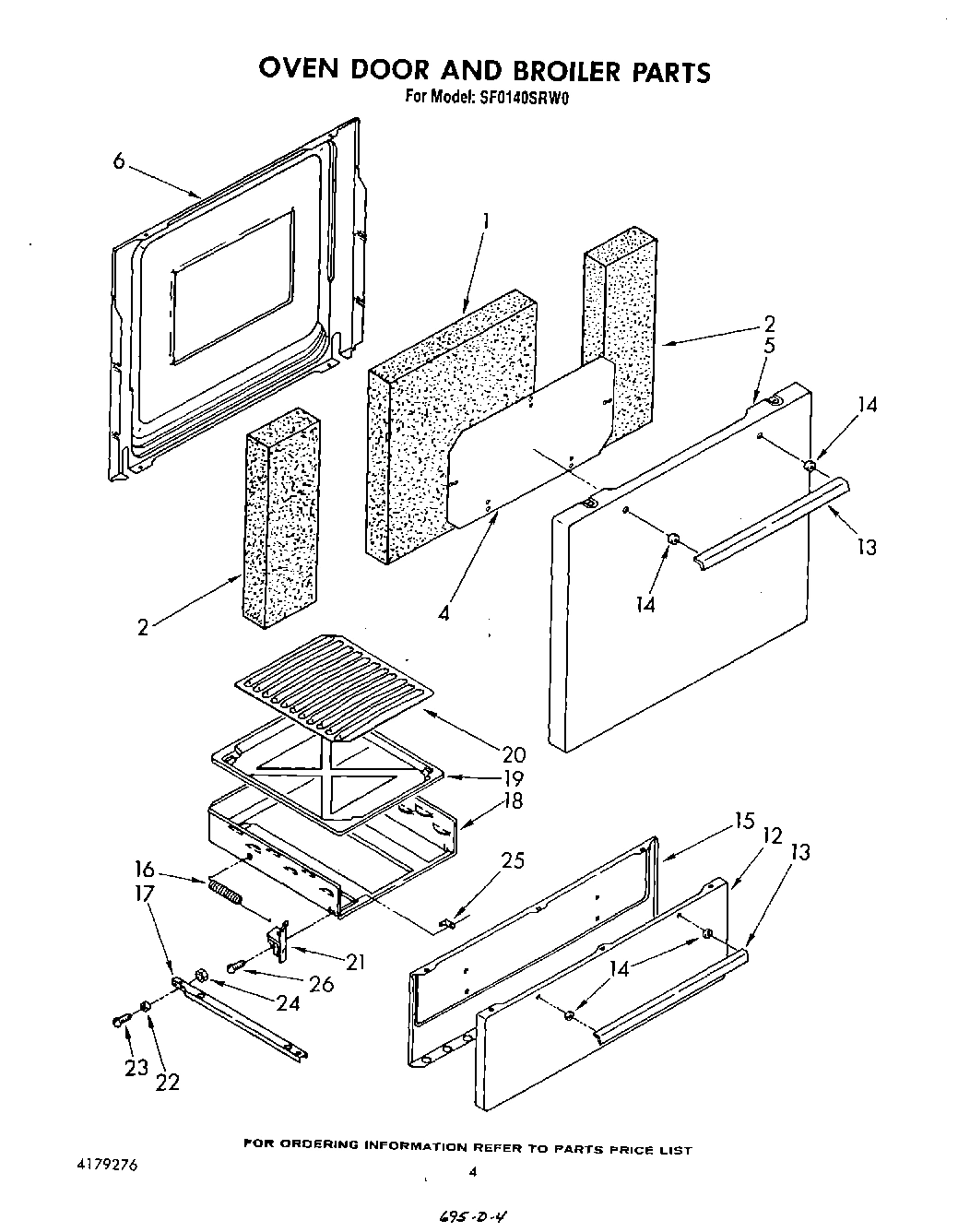 03 - OVEN DOOR AND BROILER